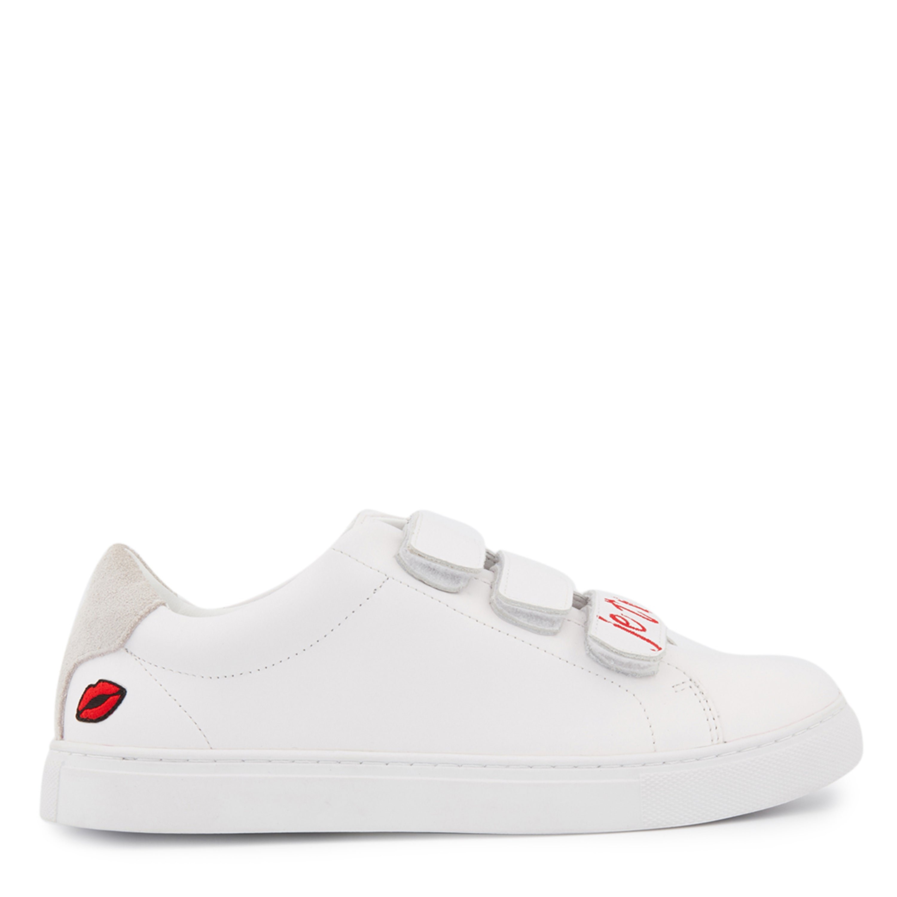 Leather sneakers BONS BAISERS PARIS White