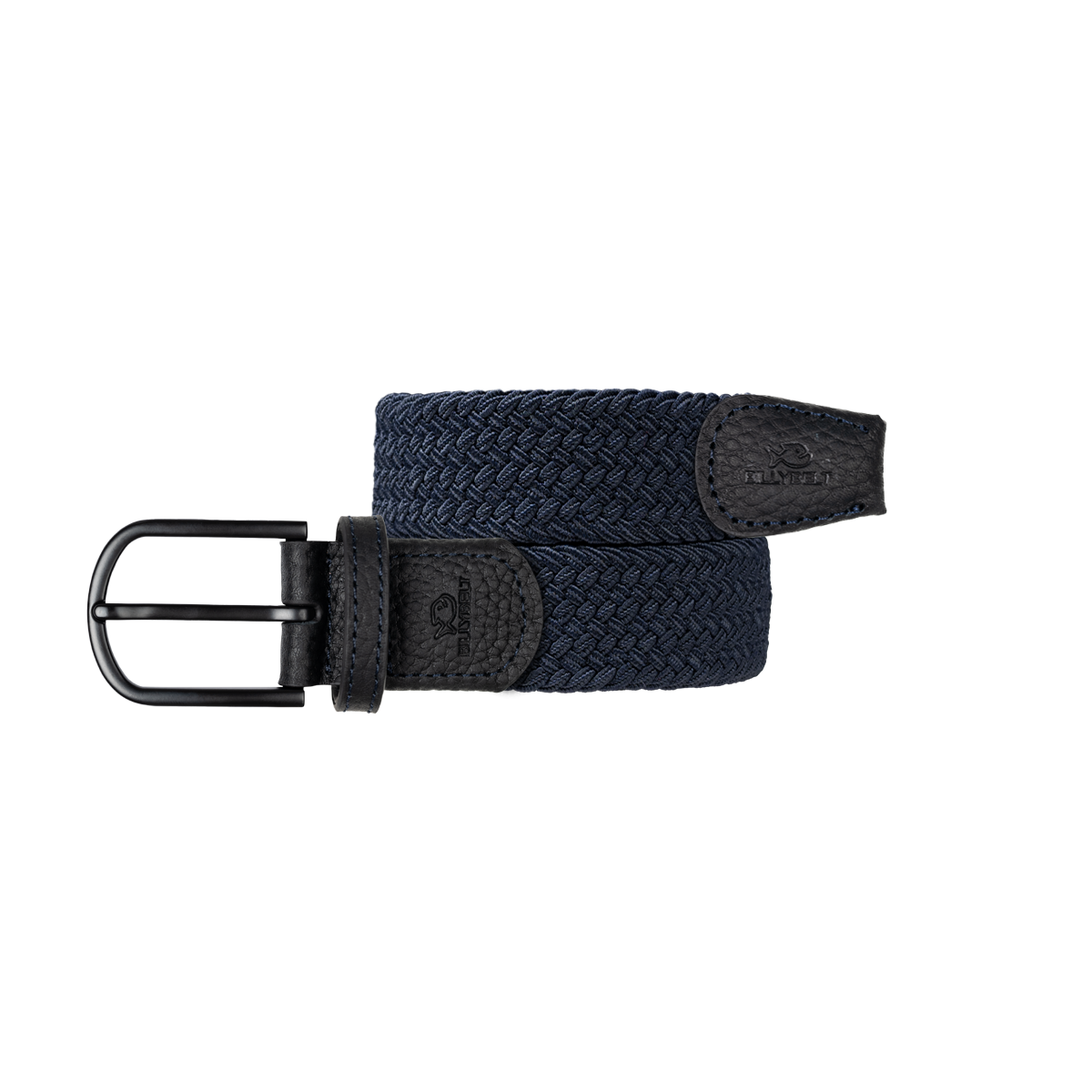 Solid Elastic Braided Belt BILLYBELT Blue