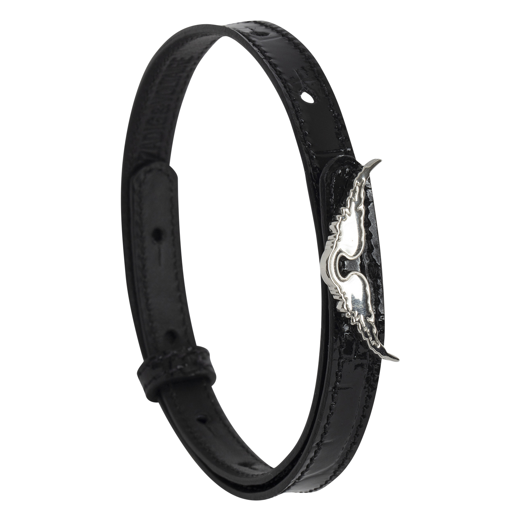 Bracelet cuir avec aile en métal ZADIG&VOLTAIRE