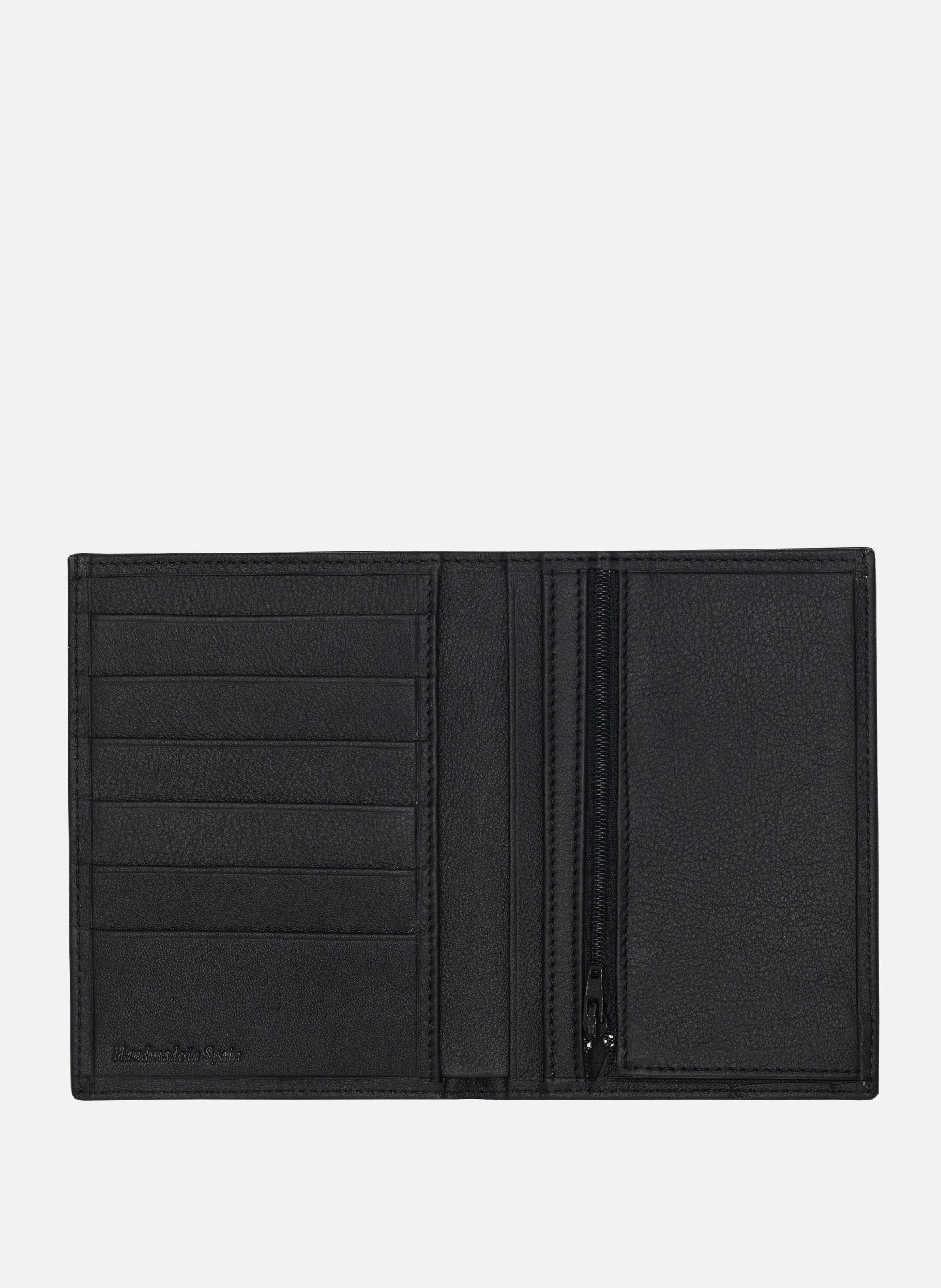 Grained leather wallet JULES & JENN Black