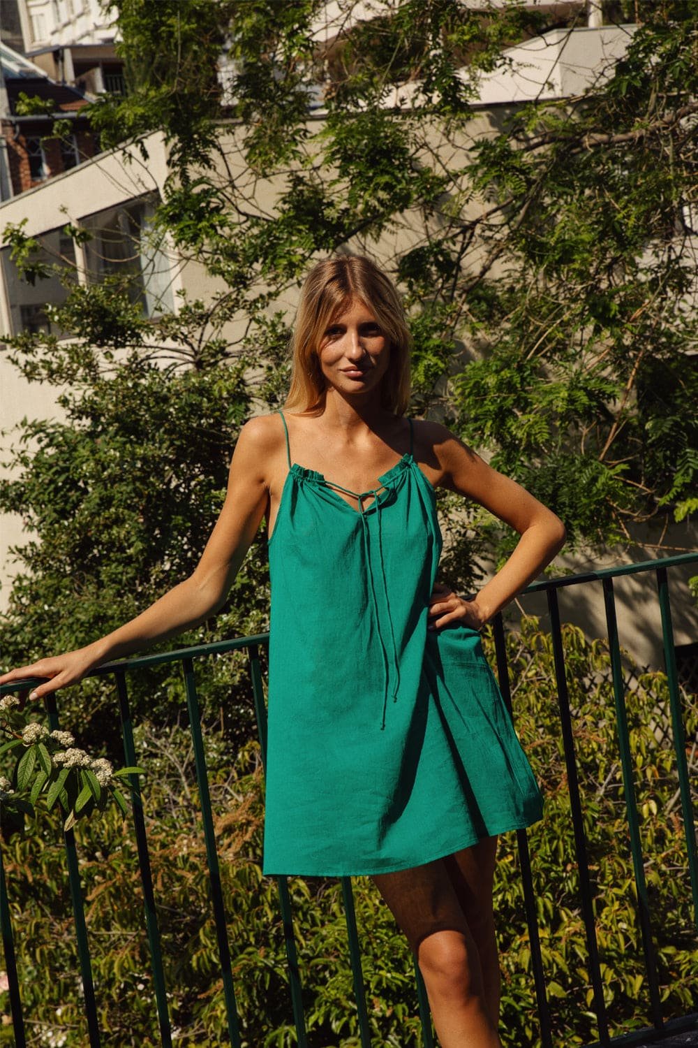 Nuisette coton GERMAINE DES PRES Vert