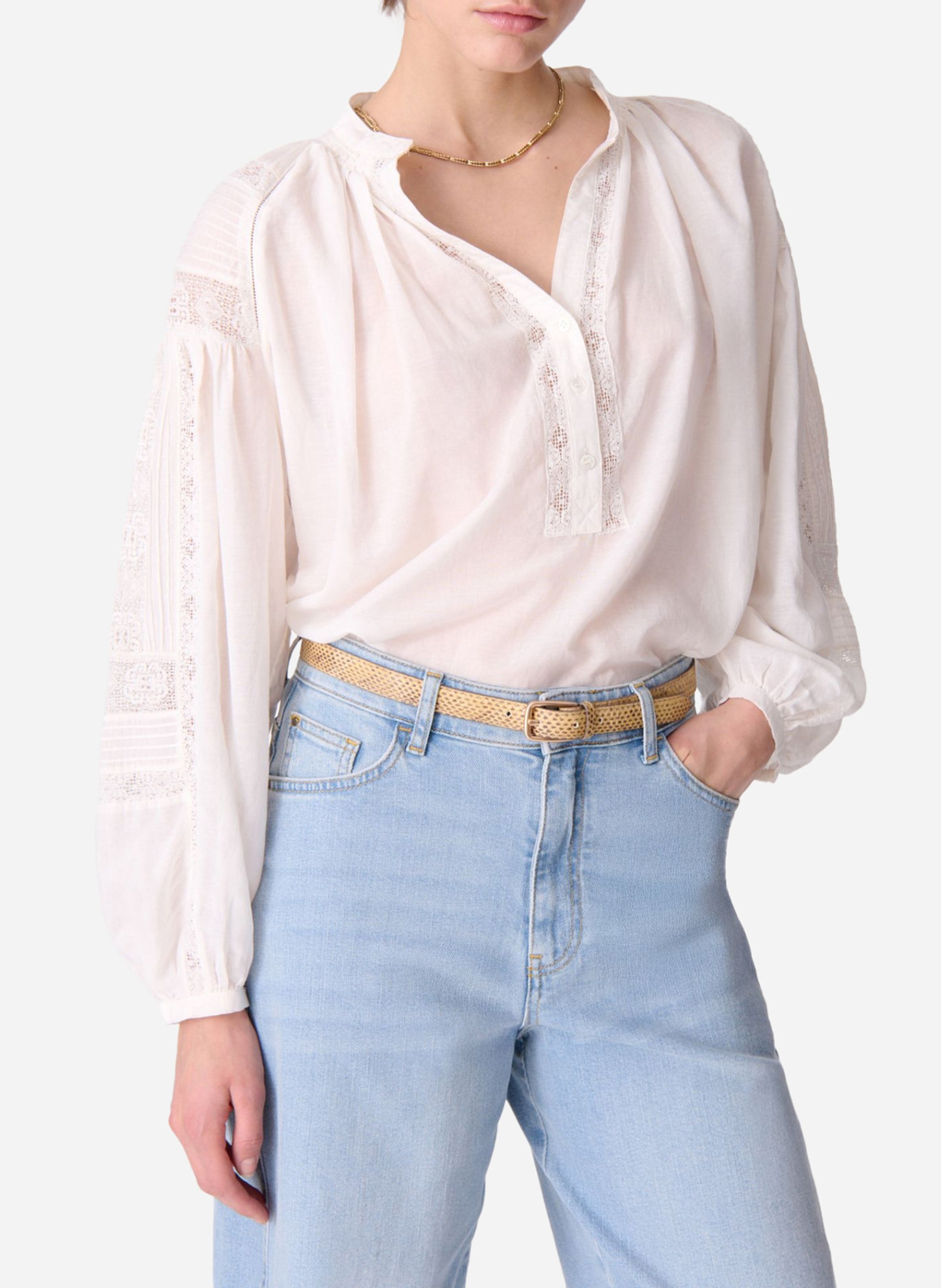Long-sleeved lace blouse VANESSA BRUNO