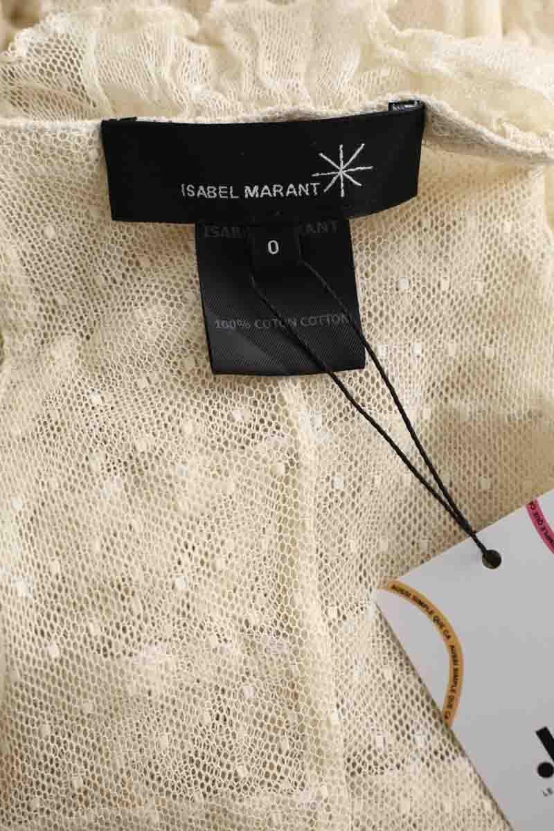 Cotton blouse ISABEL MARANT - Seconde Main Beige