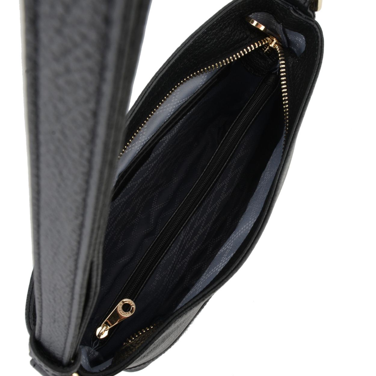 Red crossbody bag POURCHET Black