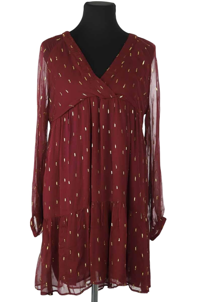 Burgundy dress SEZANE - Seconde main Red