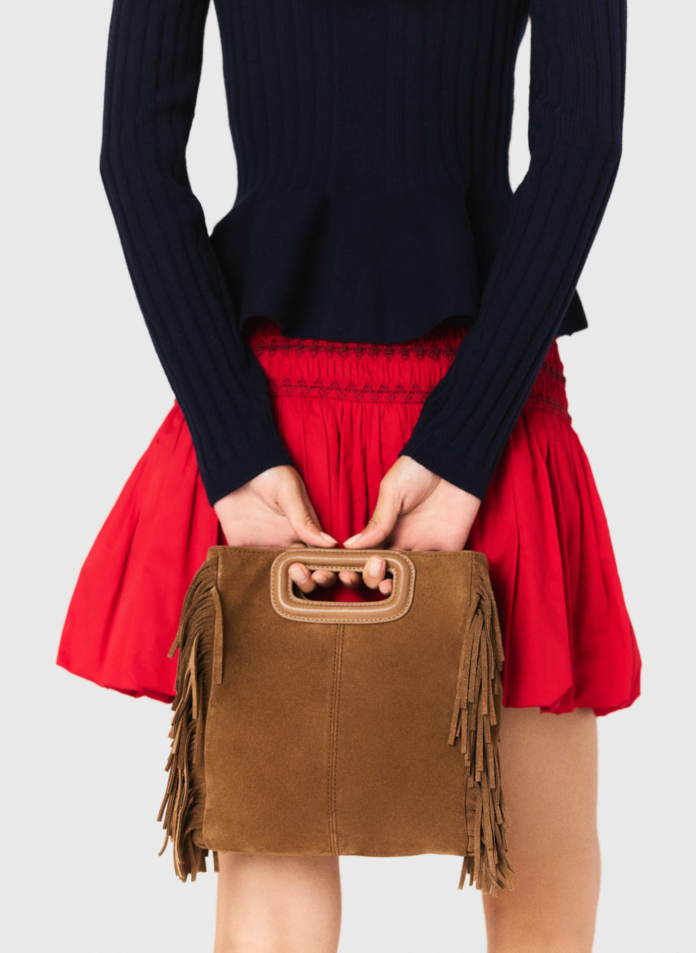 Fitted solid button-up cardigan MAJE Blue