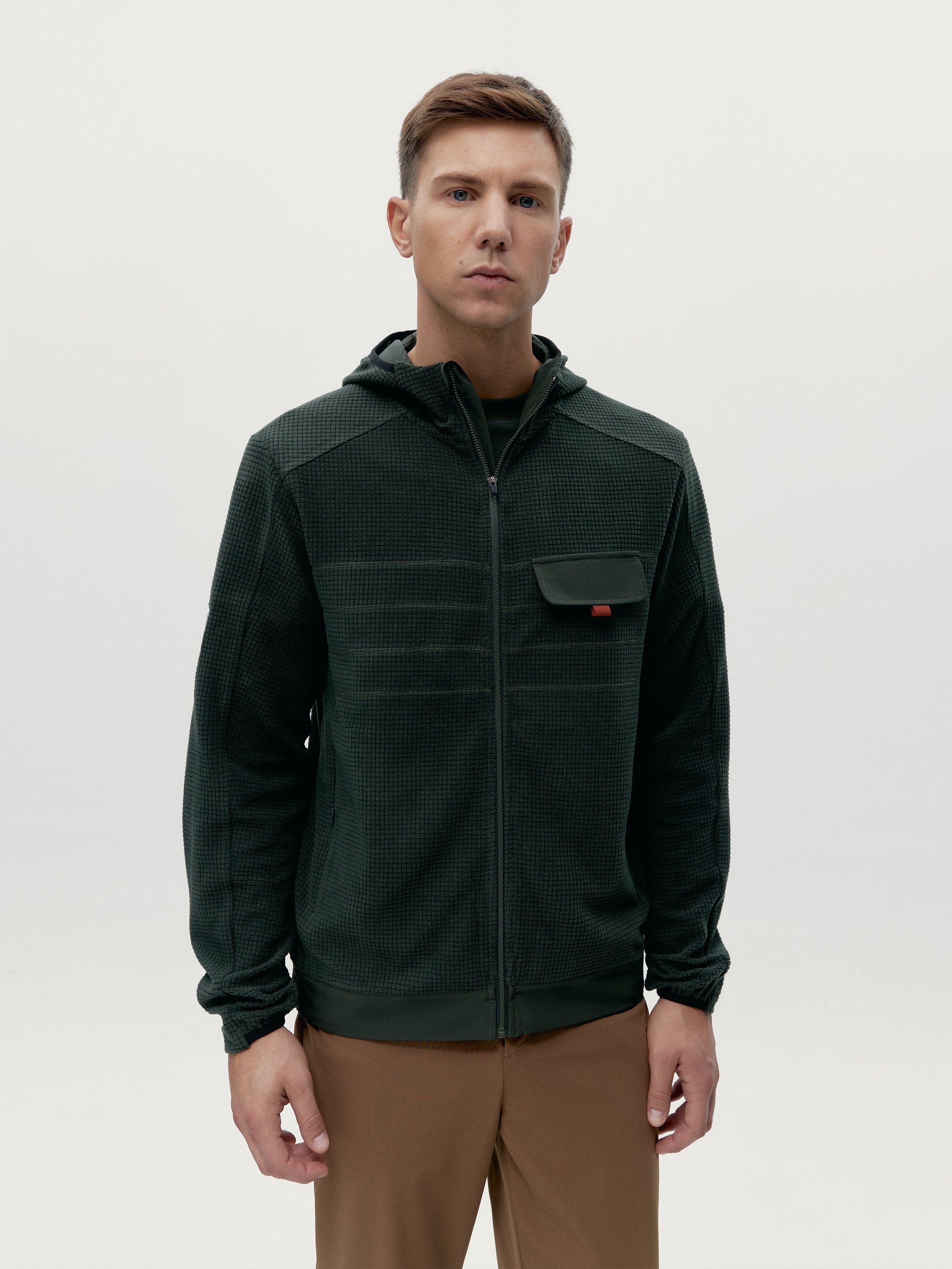 Quilted sports jacket with zipper BORN LIVING YOGA