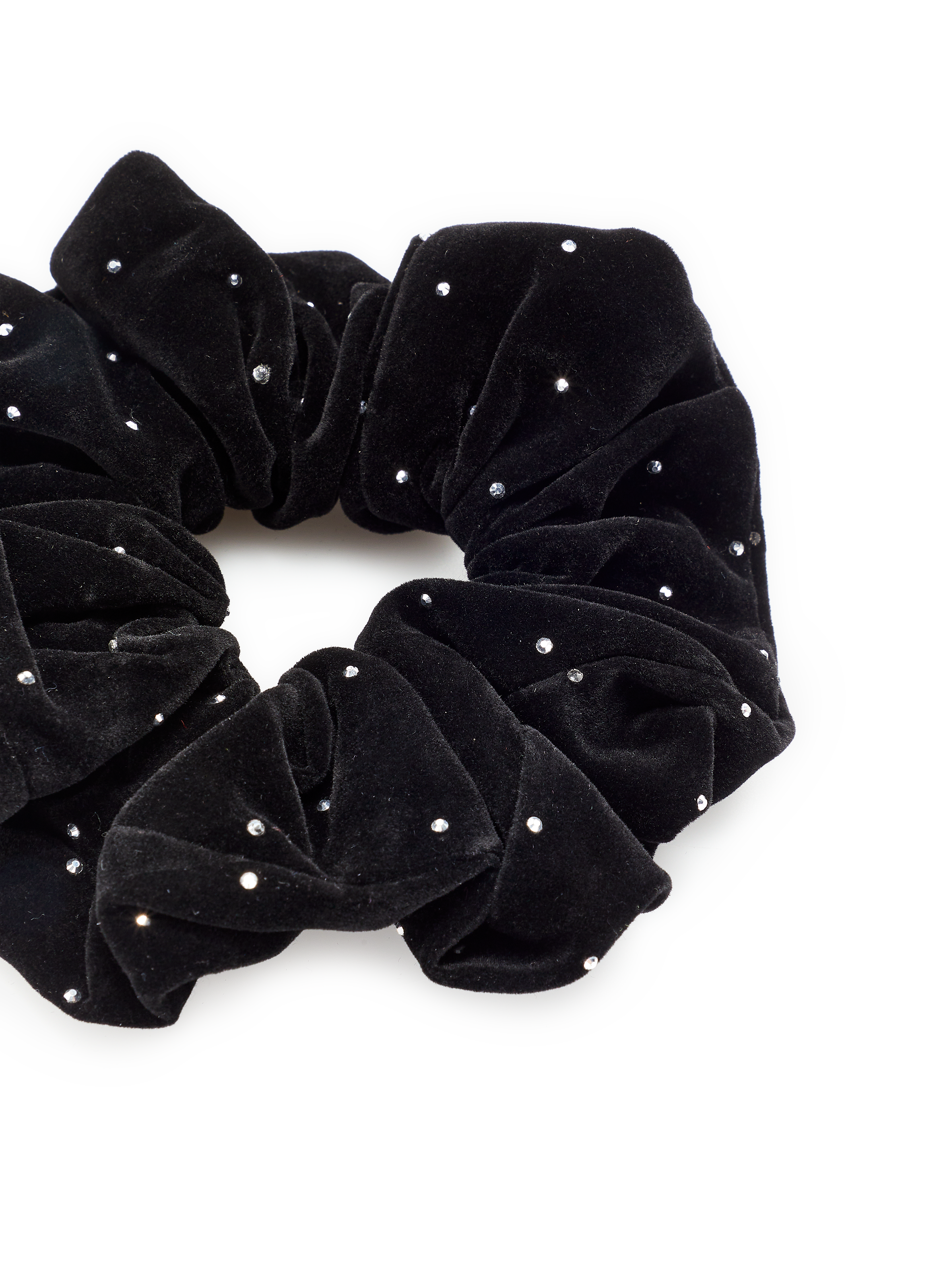 Velvet scrunchie SAISON 1865 Black