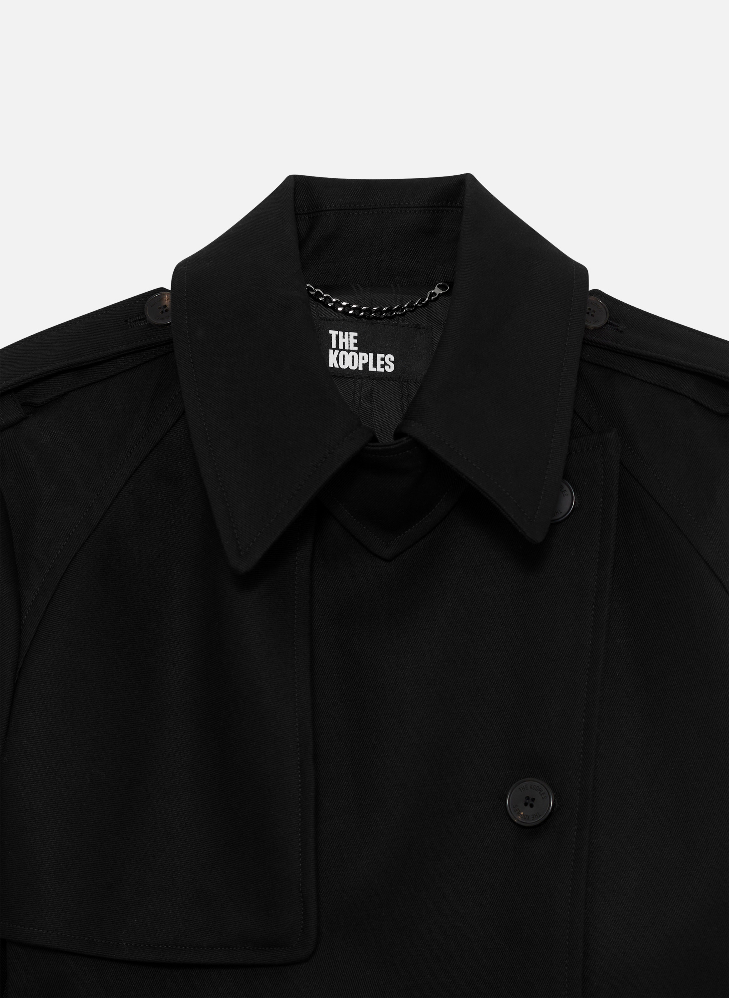 Trench coat THE KOOPLES Black