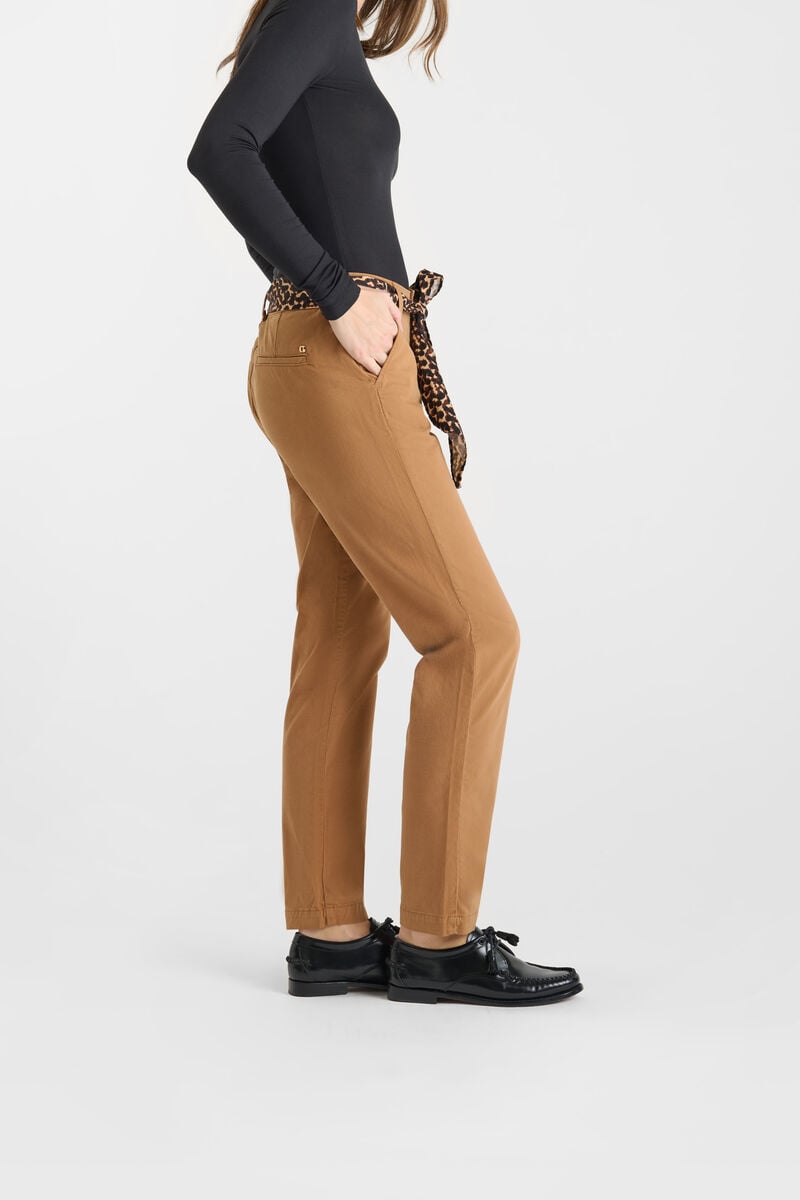 Carrot trousers LE TEMPS DES CERISES Brown