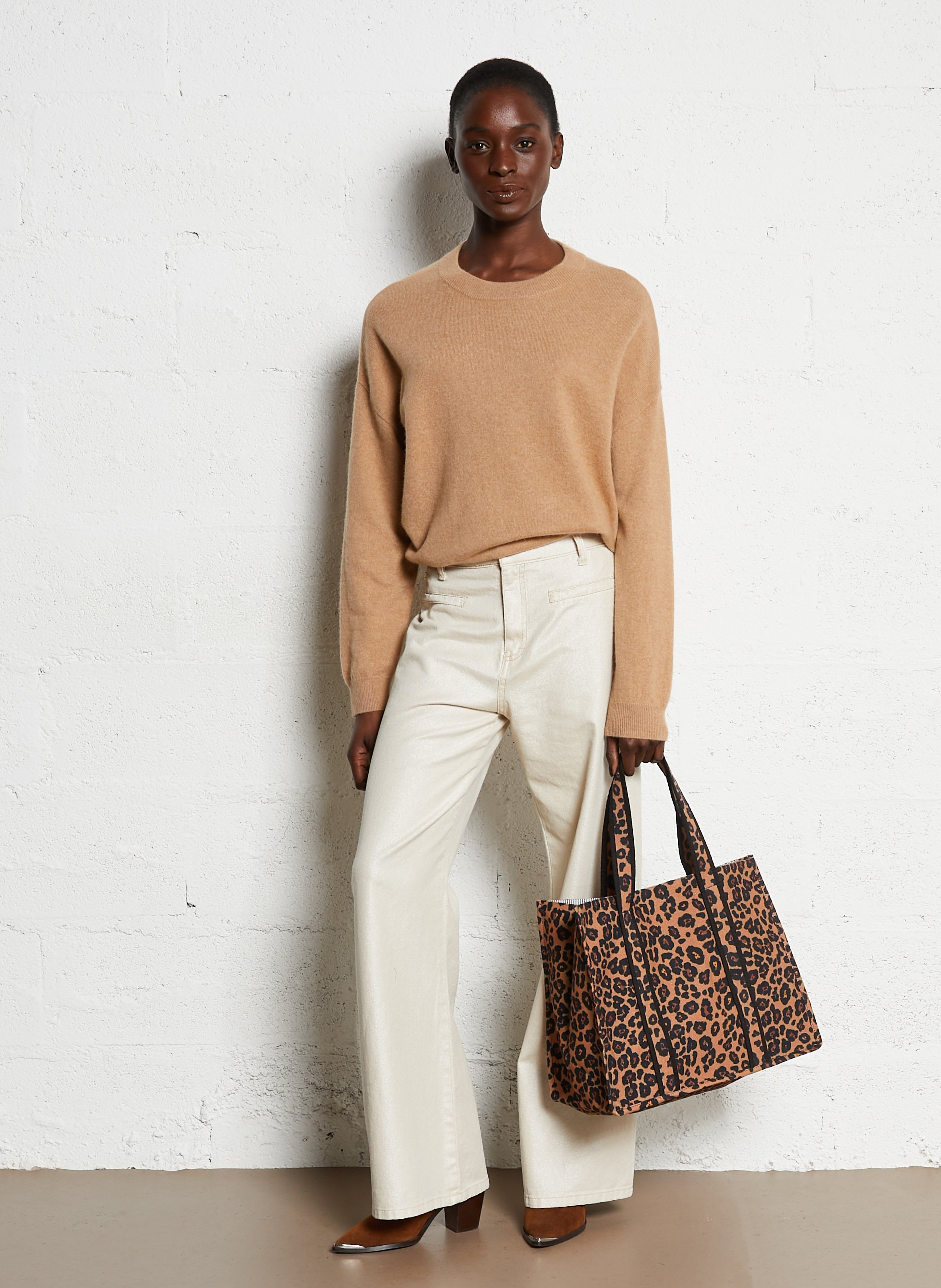 Cabas à carreaux en coton PETITE MENDIGOTE Multicolore