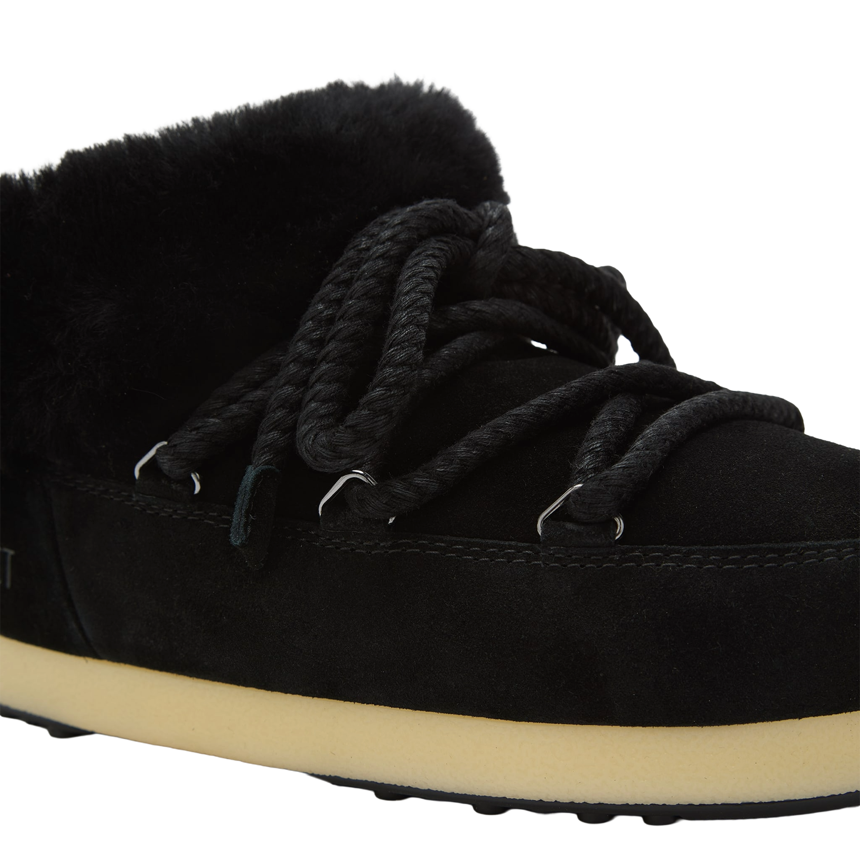 Mules en cuir mélangé MOON BOOT Noir