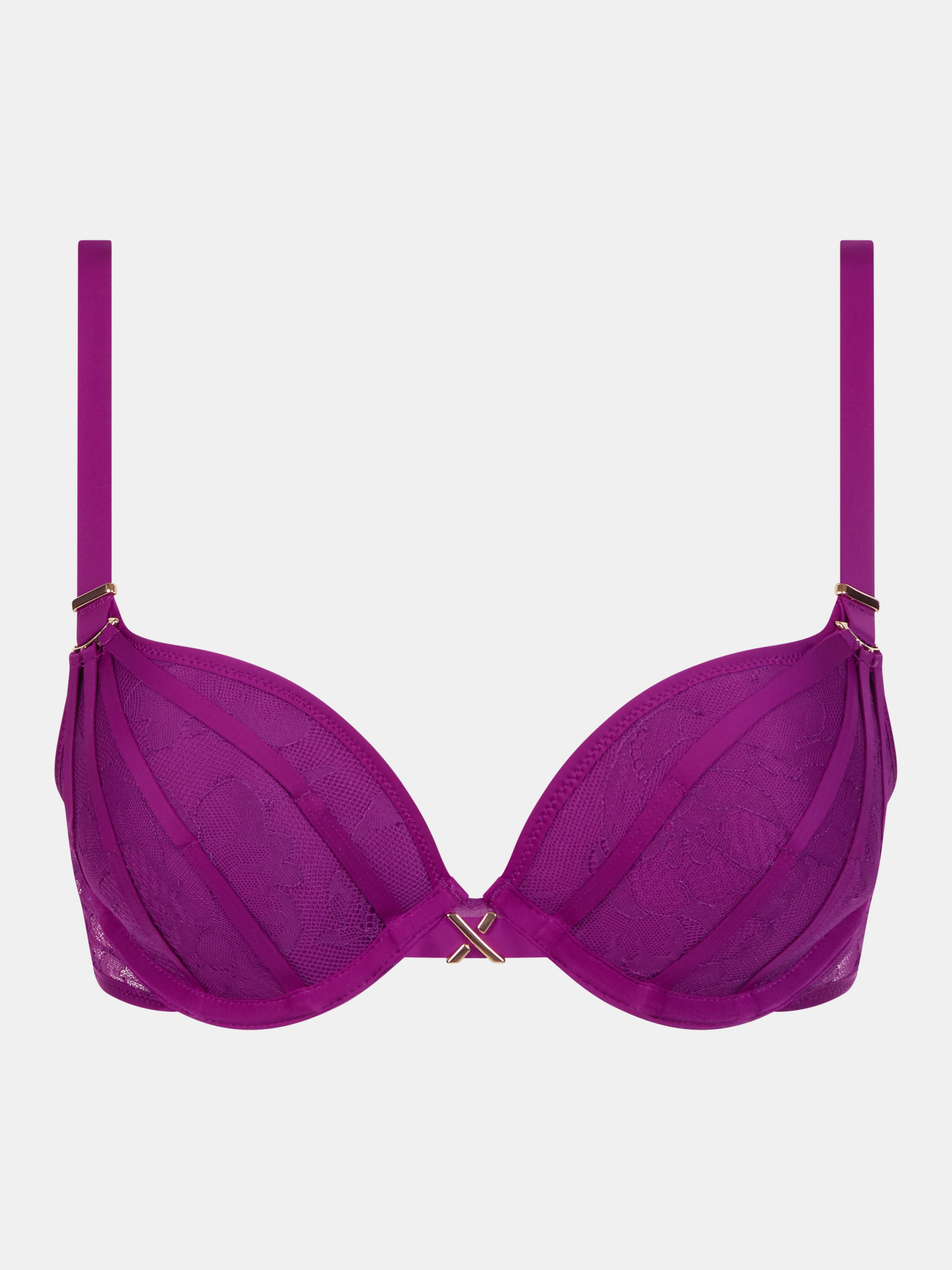 Push-up cup bra CHANTELLE X Purple