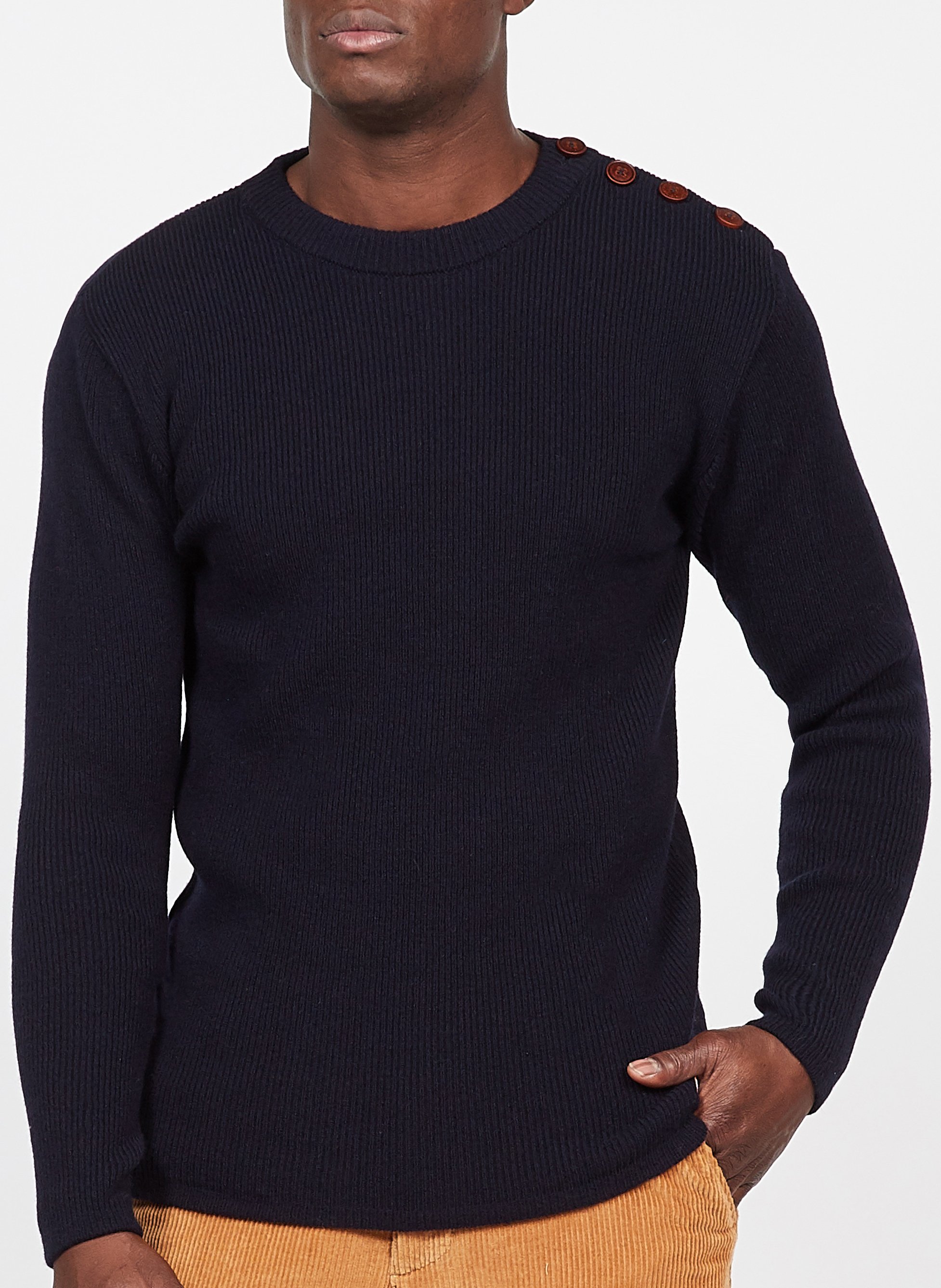 Trui van lamswol met ronde hals ARMOR LUX