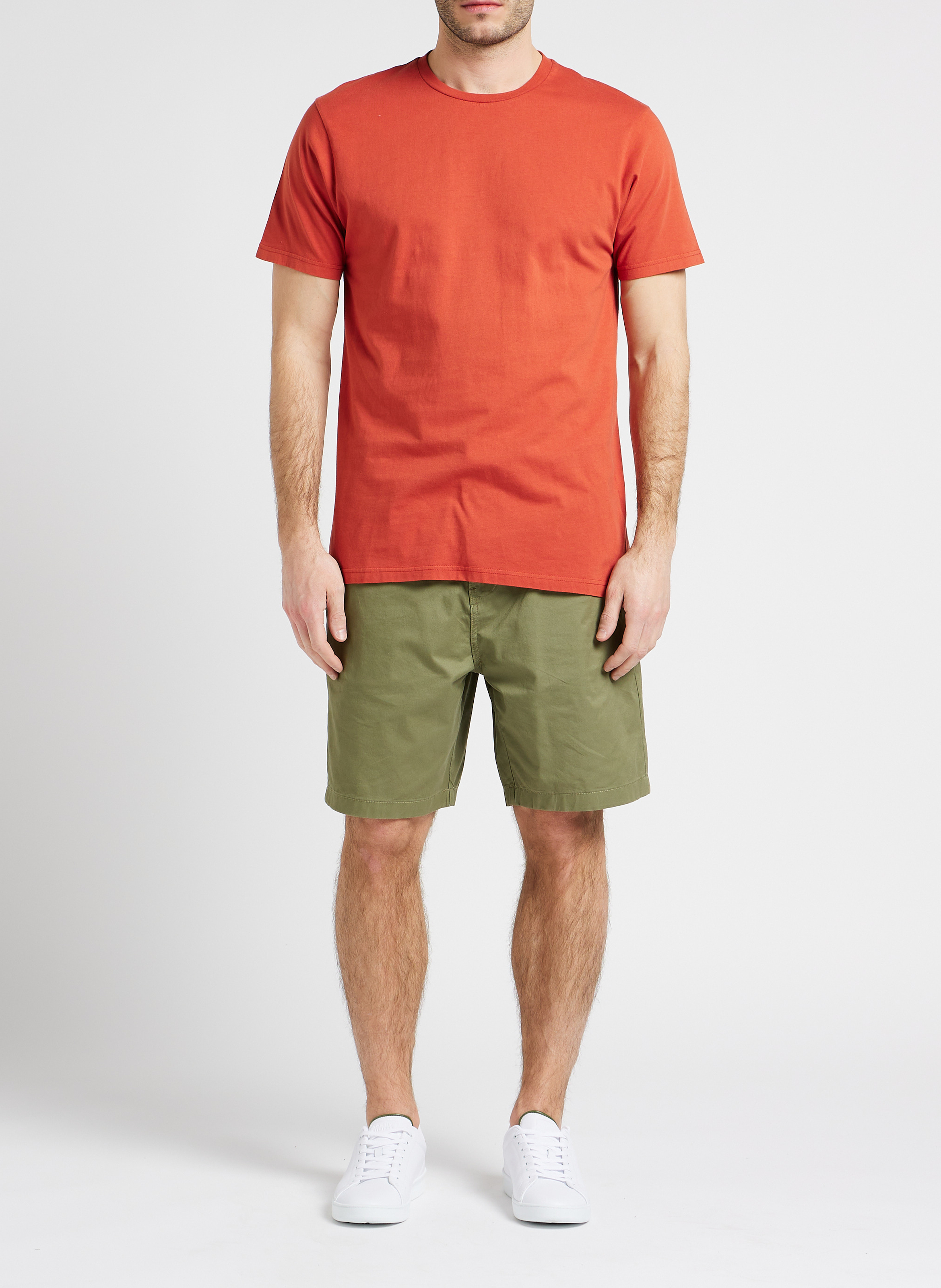 Recht short | biokatoenblend SELECTED Groen