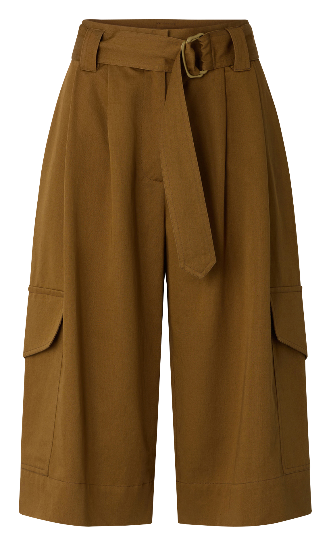 Bermuda in Large aus Baumwollmischung SESSUN Braun