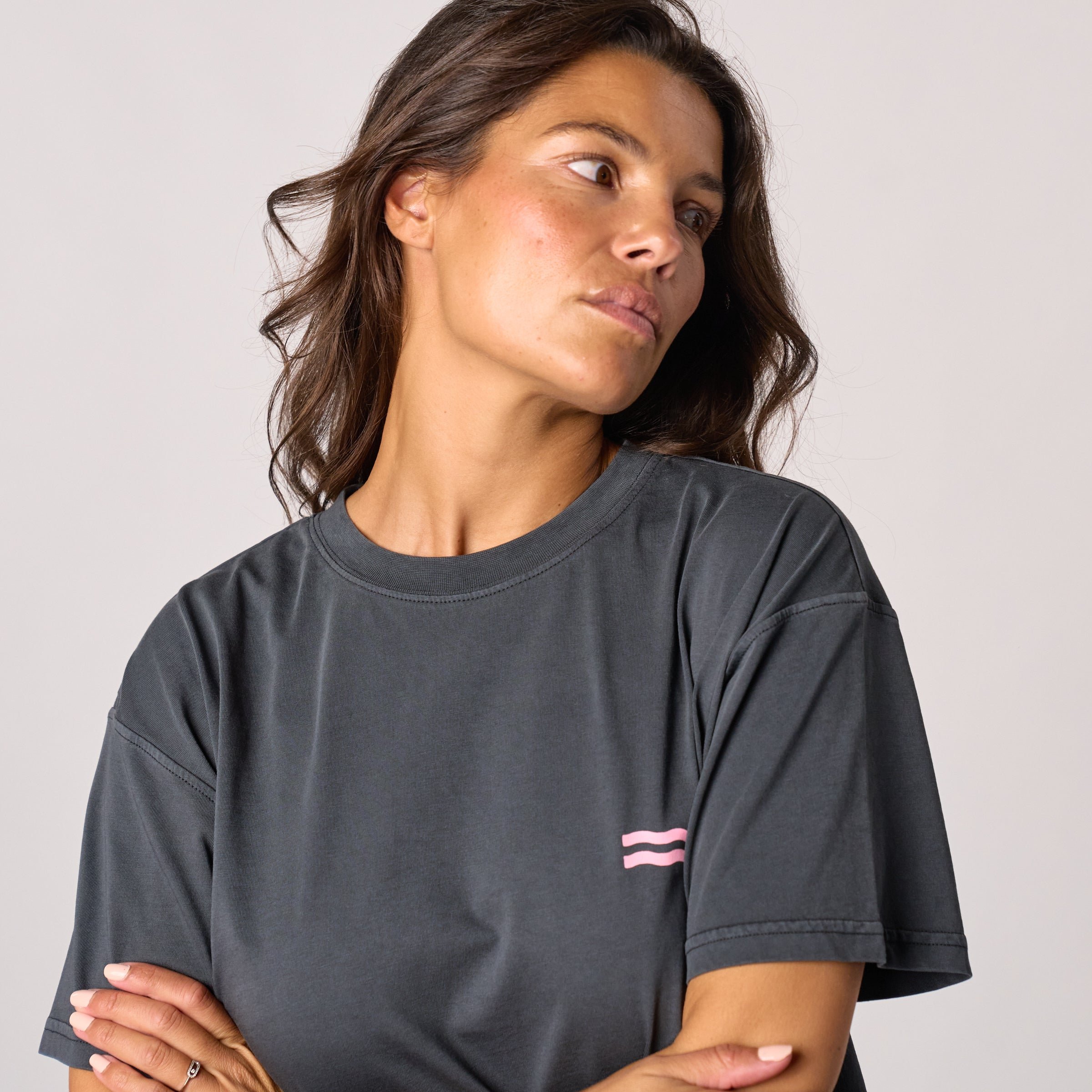 Organic cotton T-shirt BILLYBELT Grey