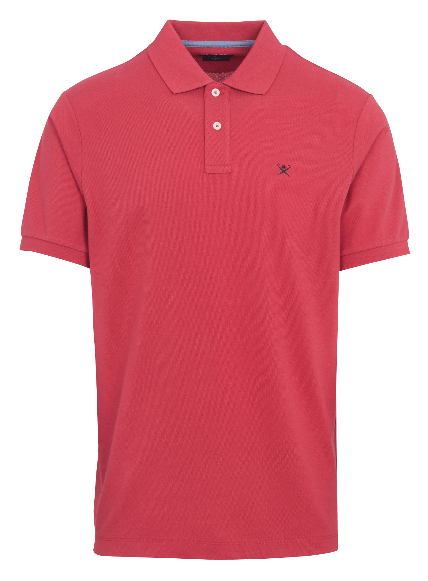 Polo mit kurzen Ärmeln in einfarbigem Design HACKETT