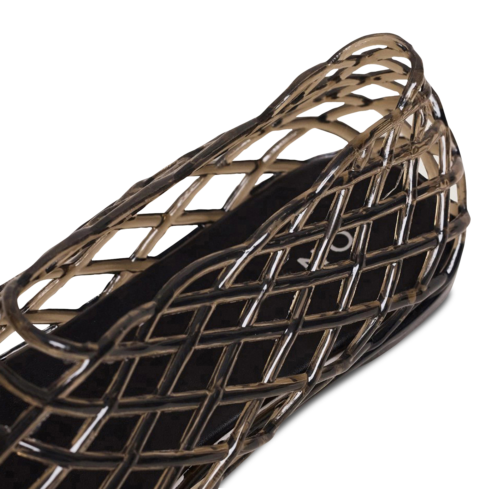 High-cut cutout ballerina flats JONAK Black