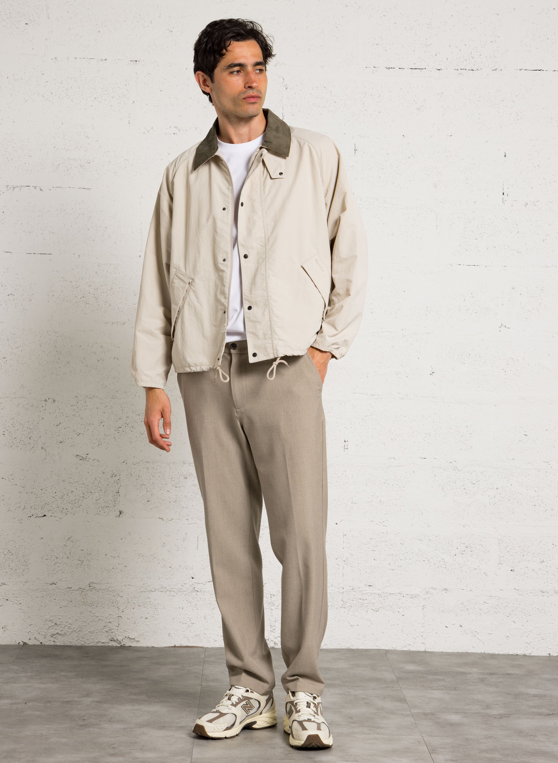 Veste droite col classique BARBOUR Beige