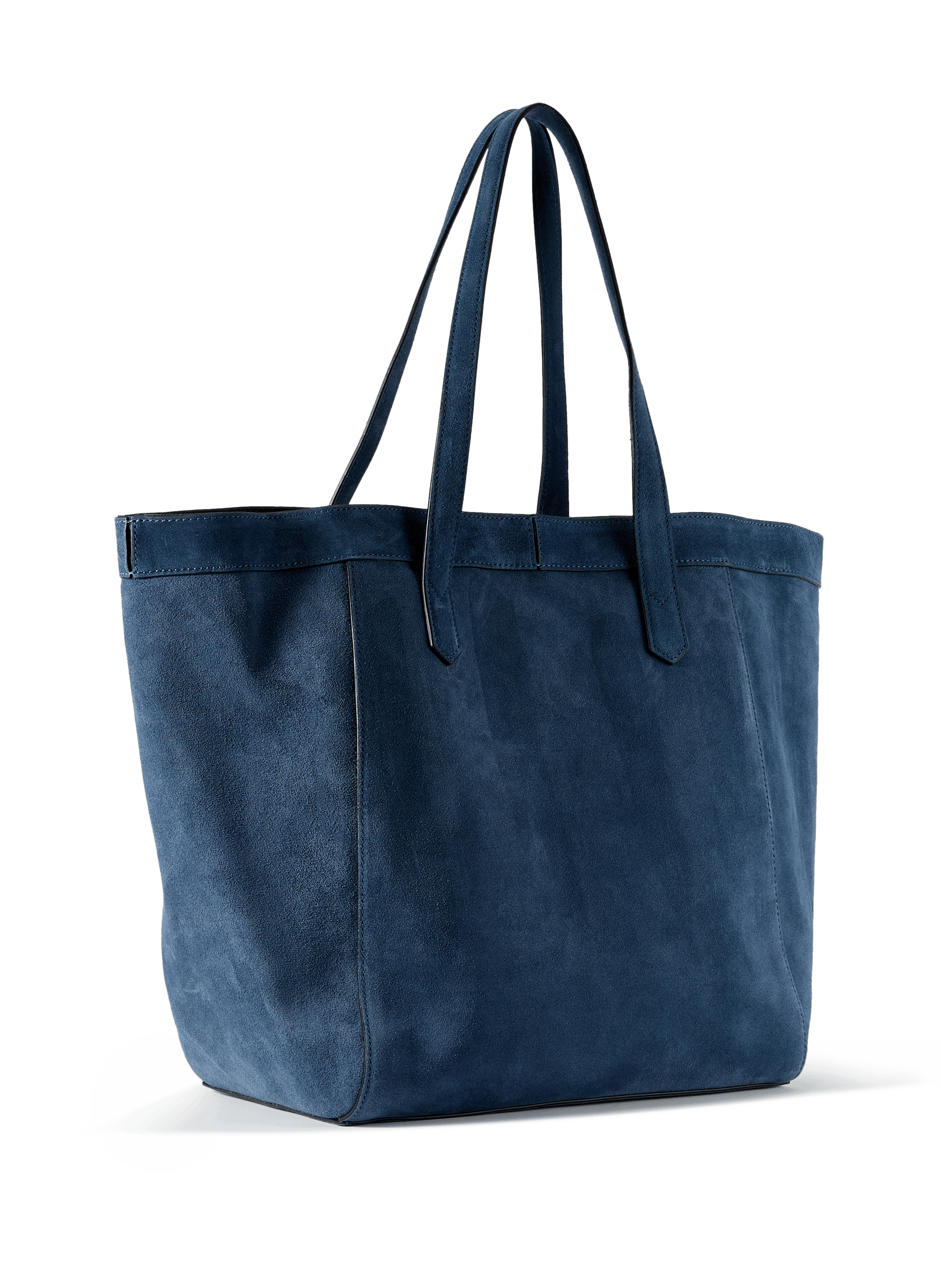 Sac cabas en cuir velours SAISON 1865 Azul