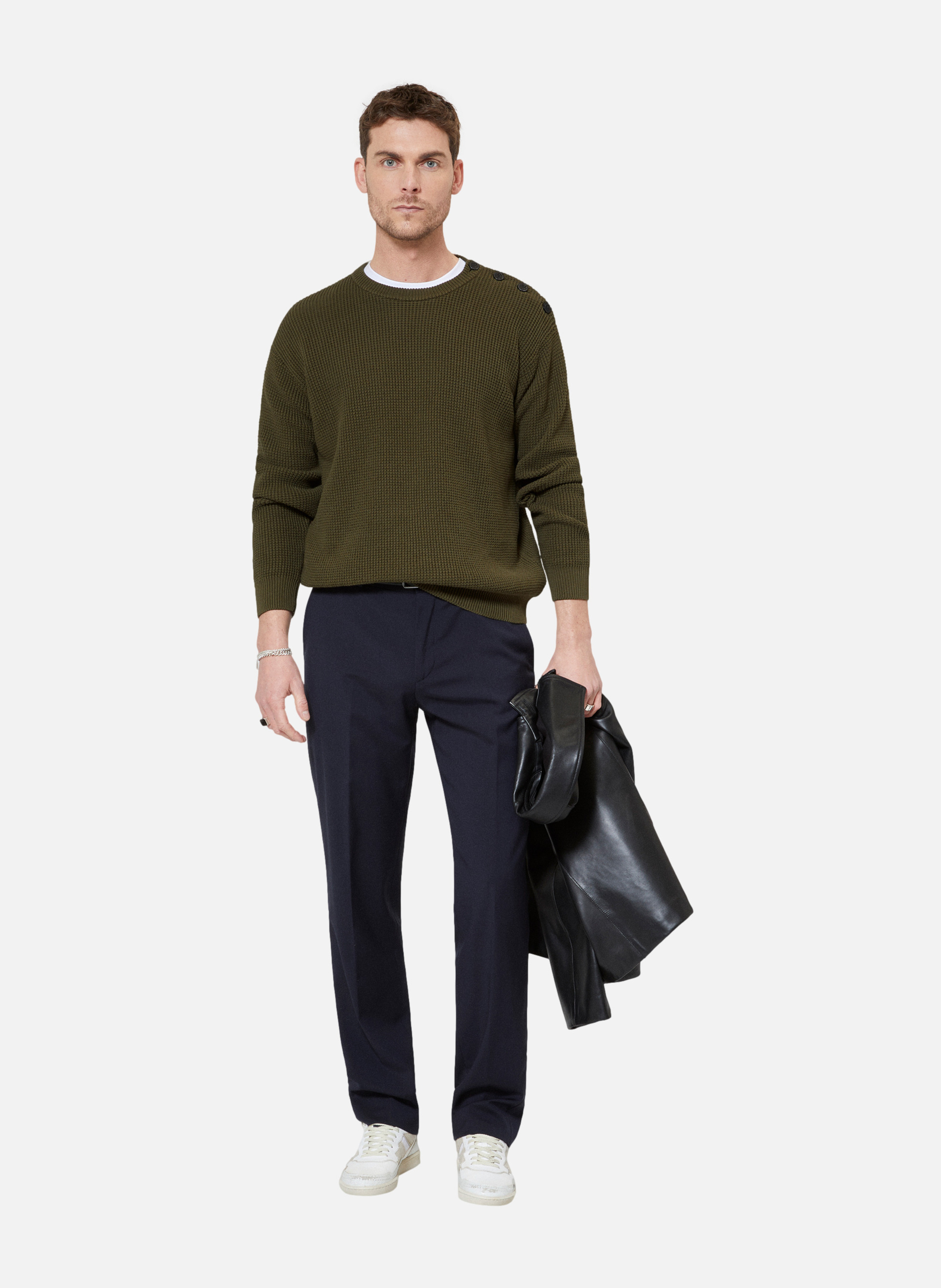 Button-up sweater THE KOOPLES Green