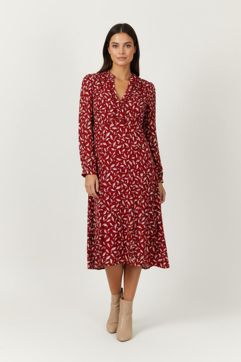 Long dress COMPTOIR DES COTONNIERS - Seconde main Red