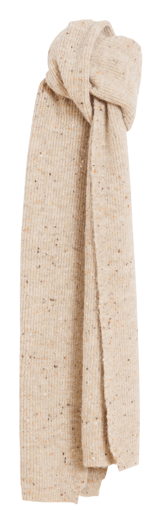 Knit Scarf with Rhinestones INDI & COLD Beige