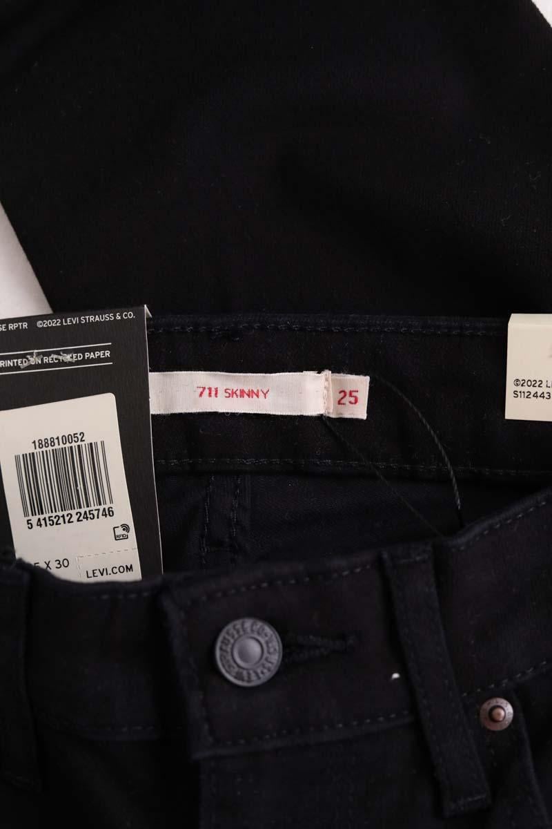 Cropped slim jeans with studs LEVI'S - Seconde main Black