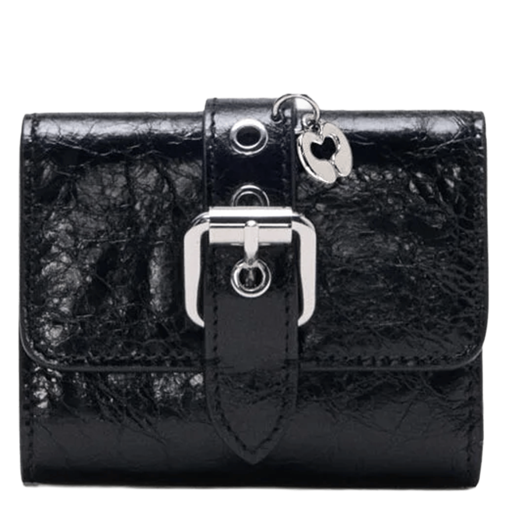 Babylon leather wallet MAJE Black