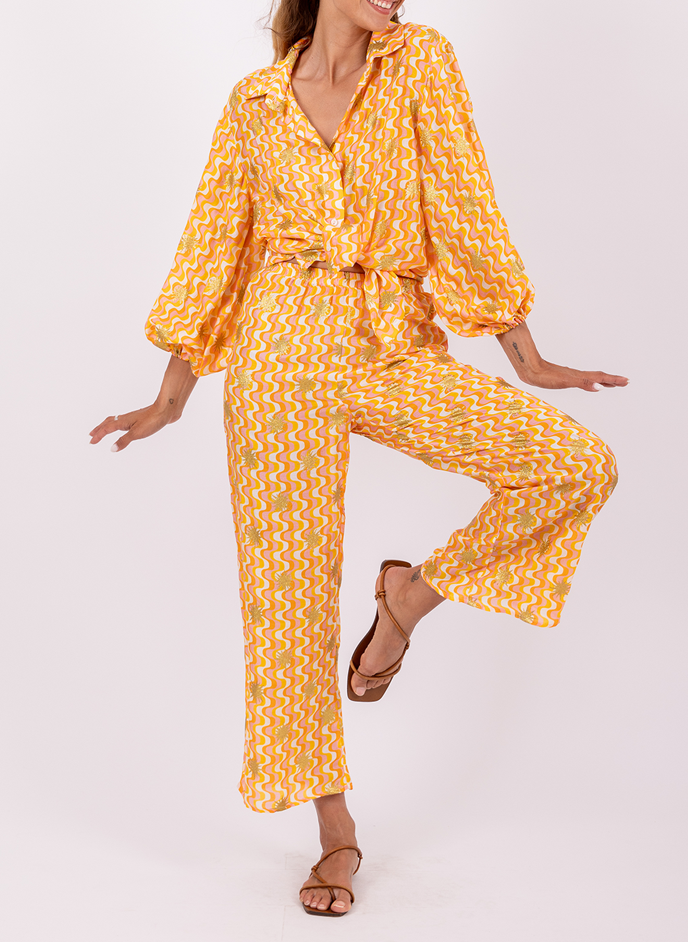 Straight shirt SUNDRESS Yellow