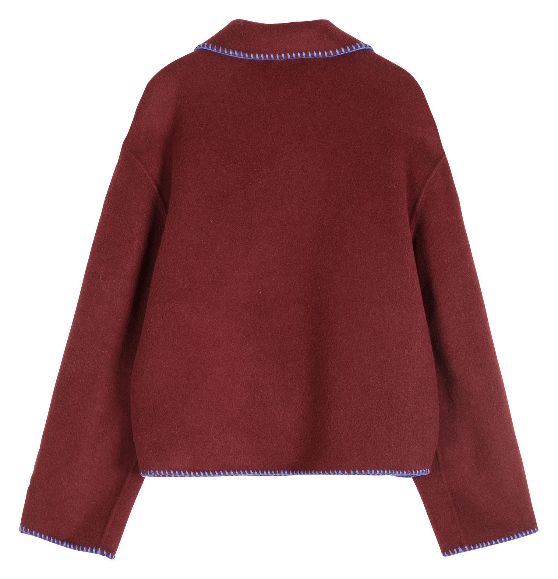 Veste droite en laine mélangée BOBO CHOSES Rot