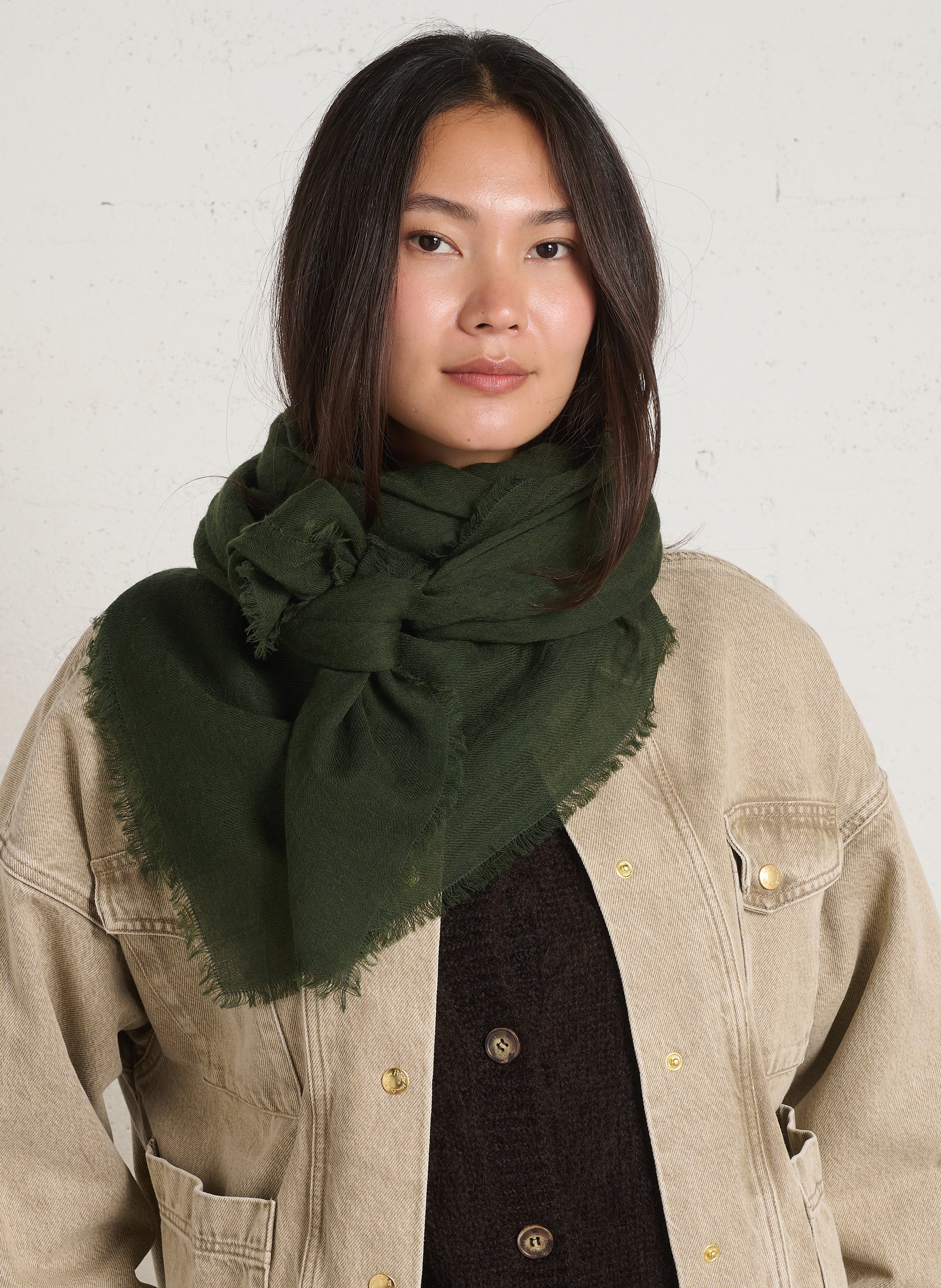 Foulard uni en laine BECKSONDERGAARD
