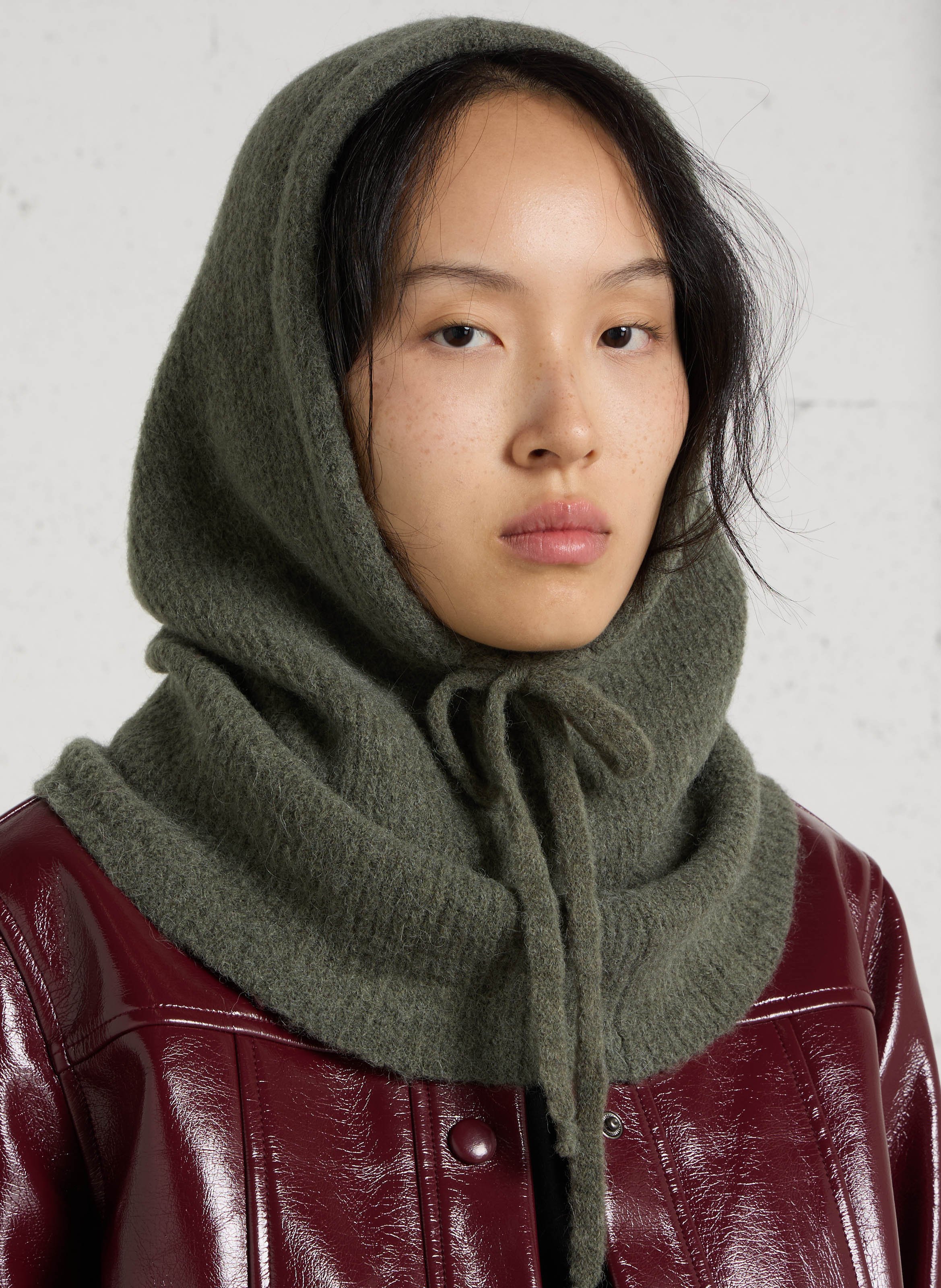 Solid Knit Hoodie MAISON ANJE