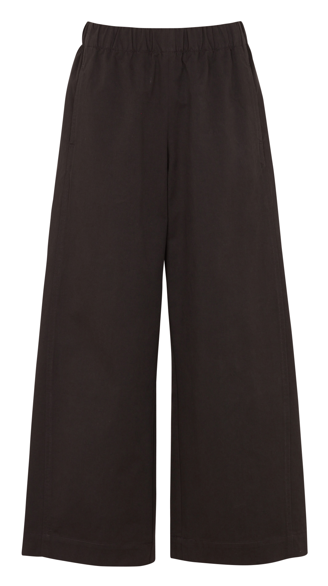Weite gerade geschnittene Baumwollhose. BELLEROSE Braun