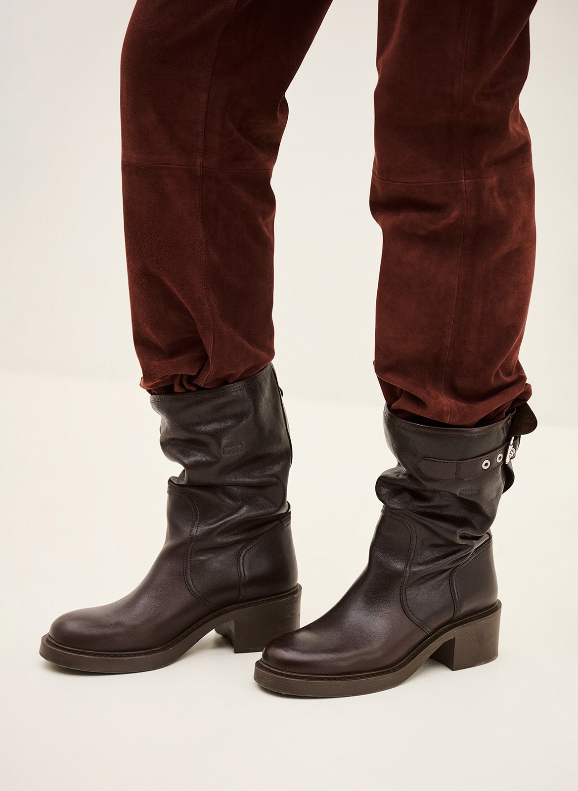 Lederstiefel BA&SH Braun