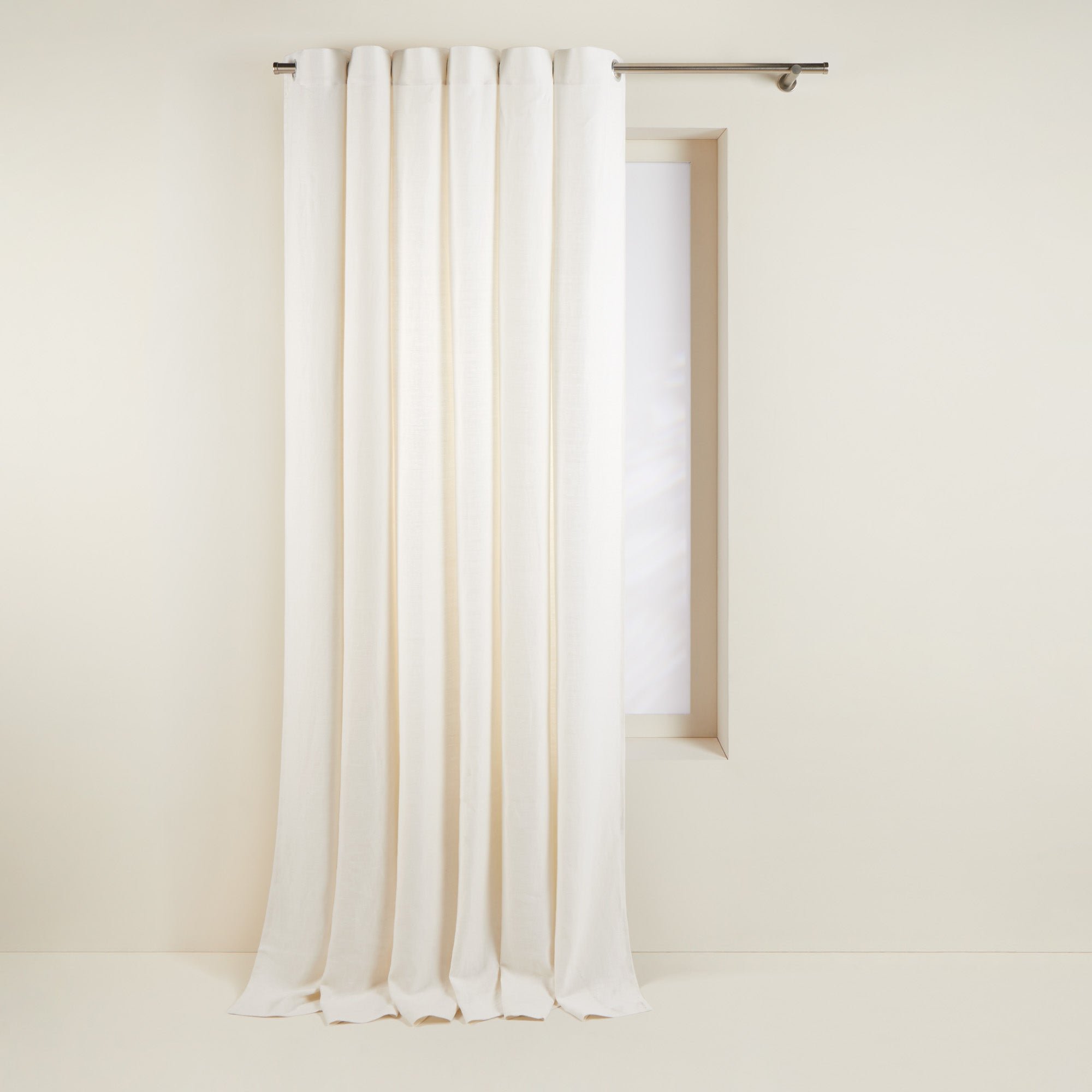 AUBIN - Linen curtain with eyelets MADURA