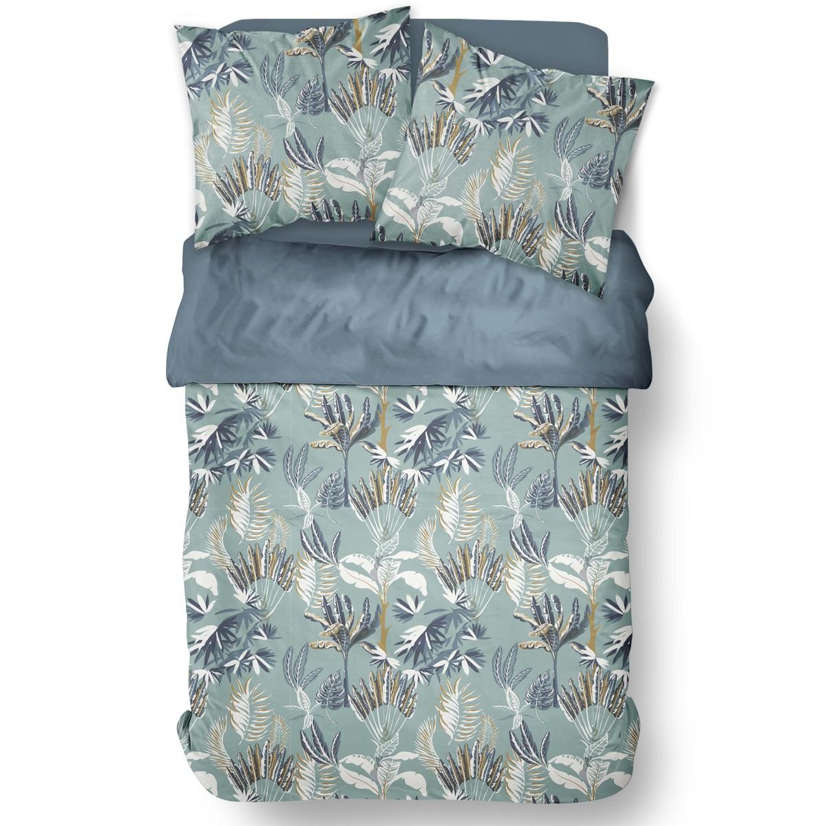 Cotton bedding set TODAY LINGE DE MAISON Green