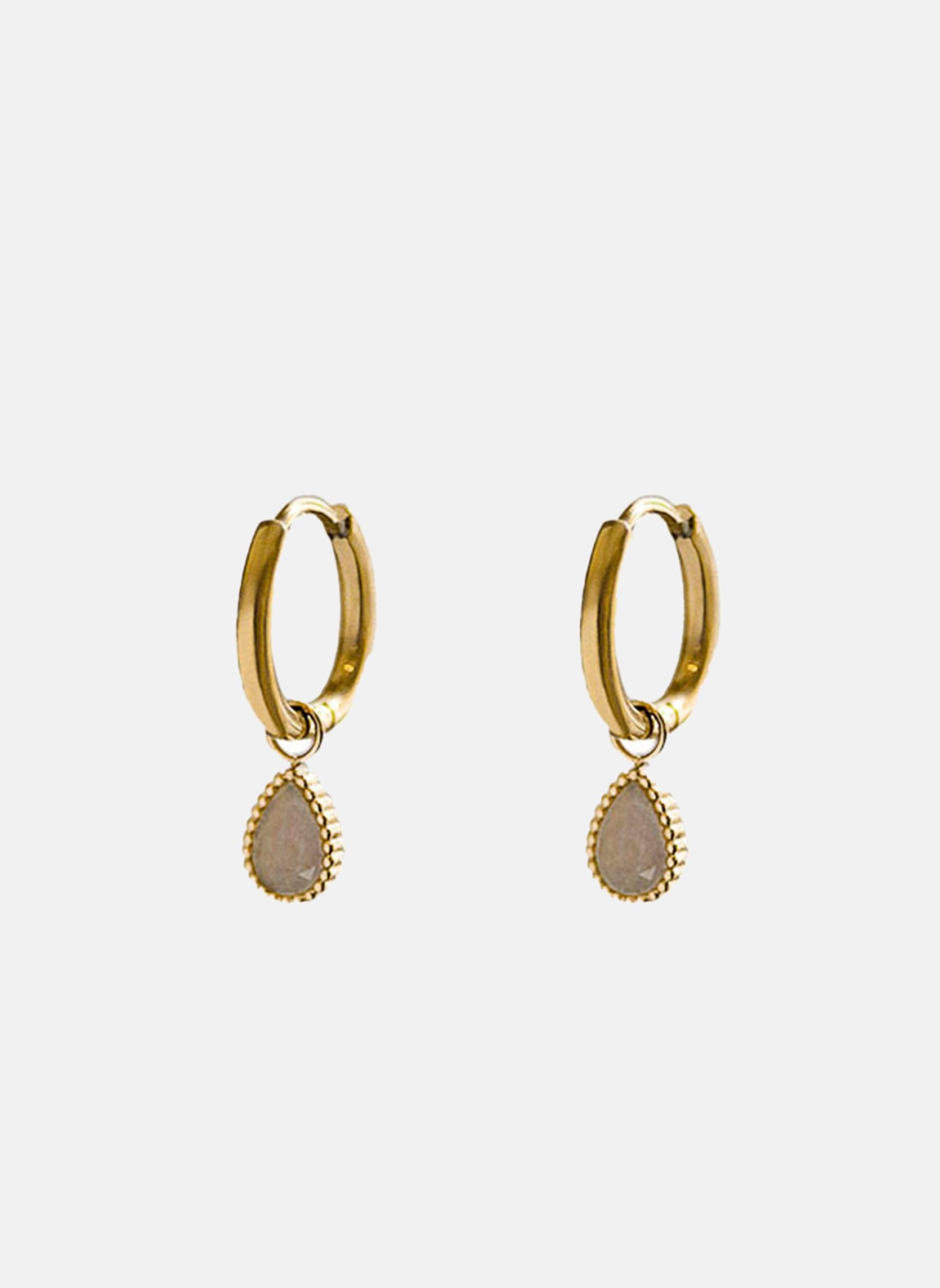 HELIOS - Stainless steel earrings for pierced ears AEC Paris Grey