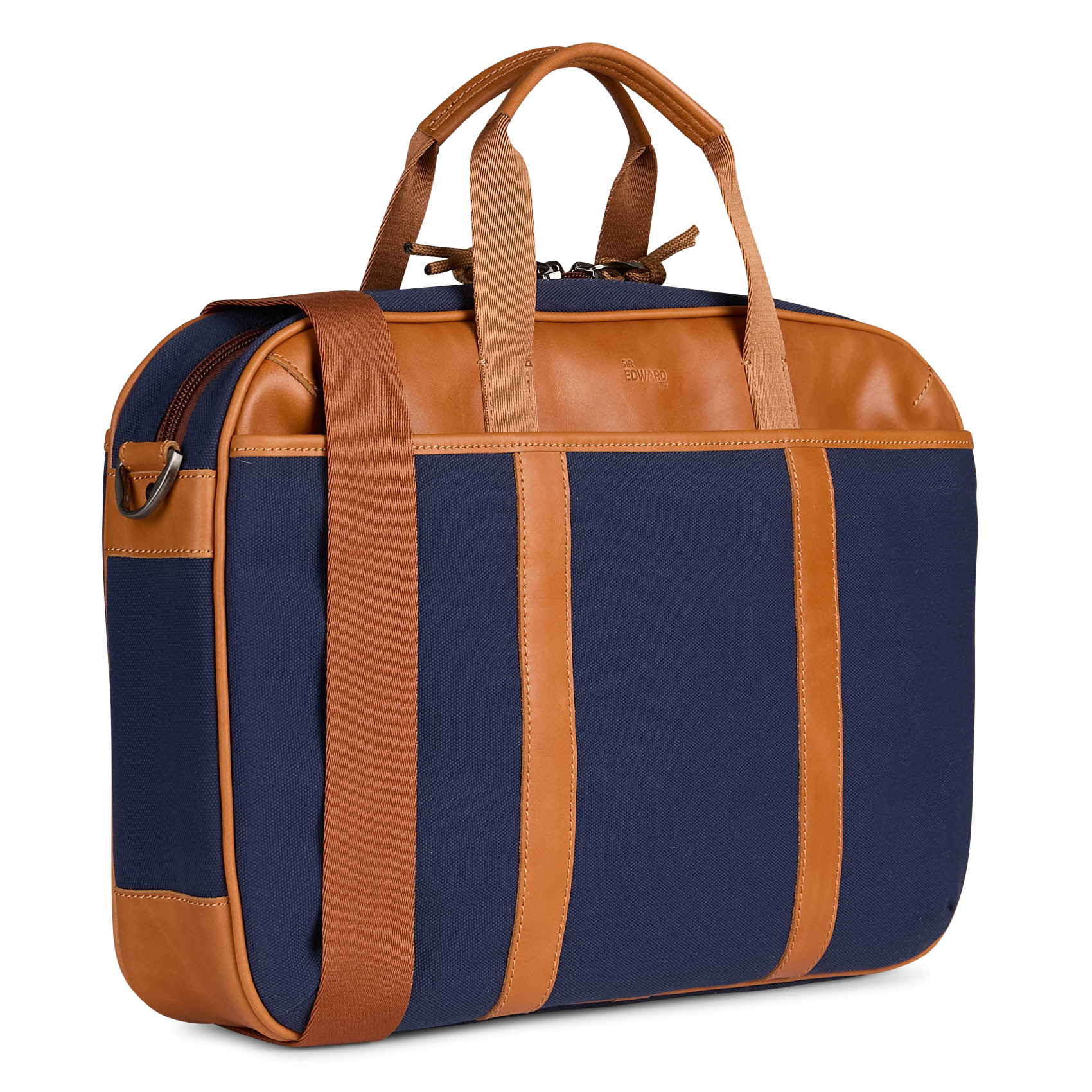 Dokumententasche in zweifarbigem Leder-Look SIR EDWARD Mehrfarbig