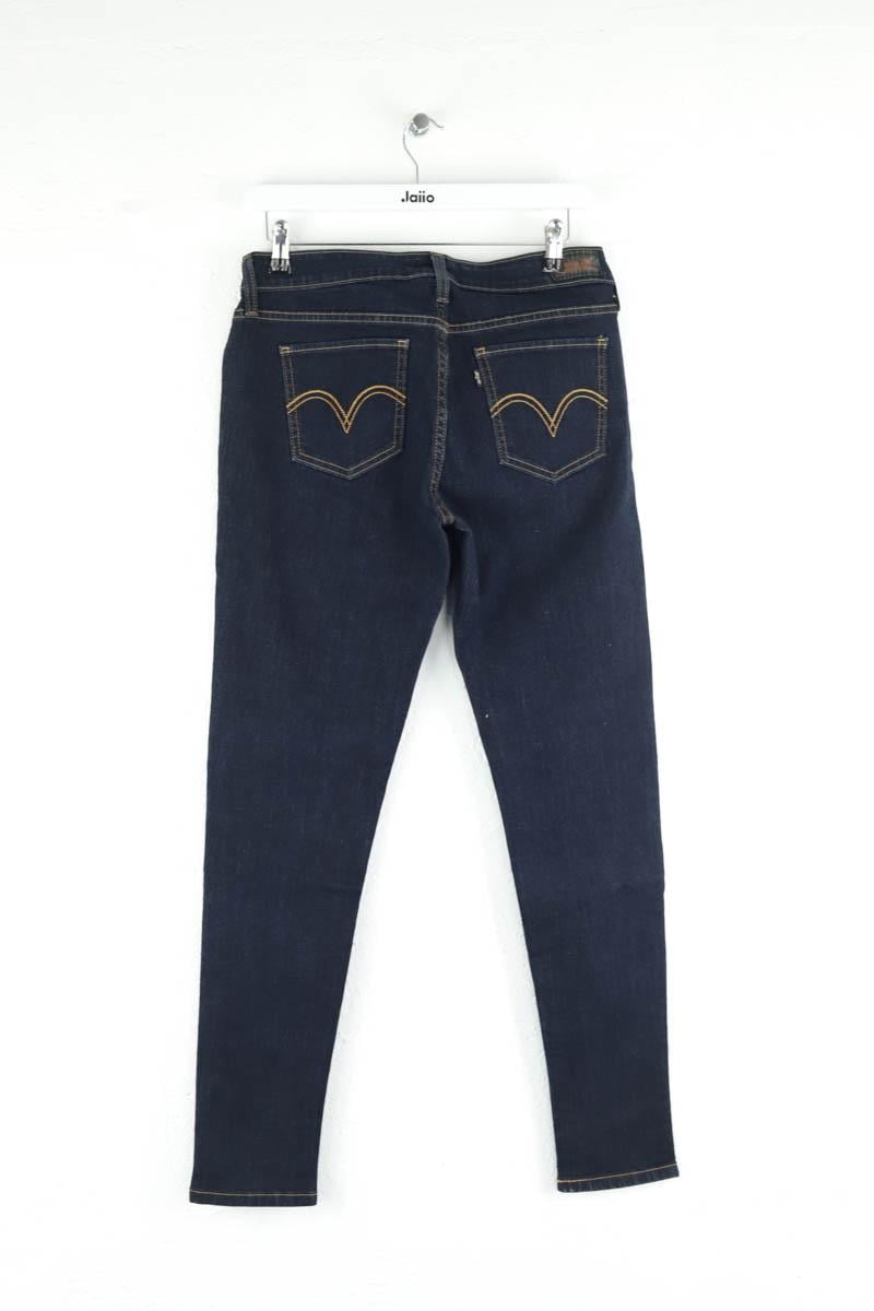 Cotton skinny jeans LEVI'S - Seconde main Blue