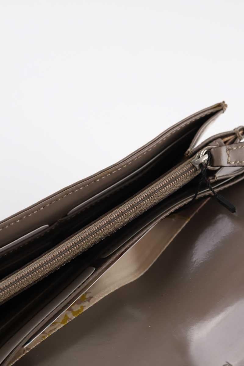 Leather card holder KENZO - SECONDE MAIN Grey