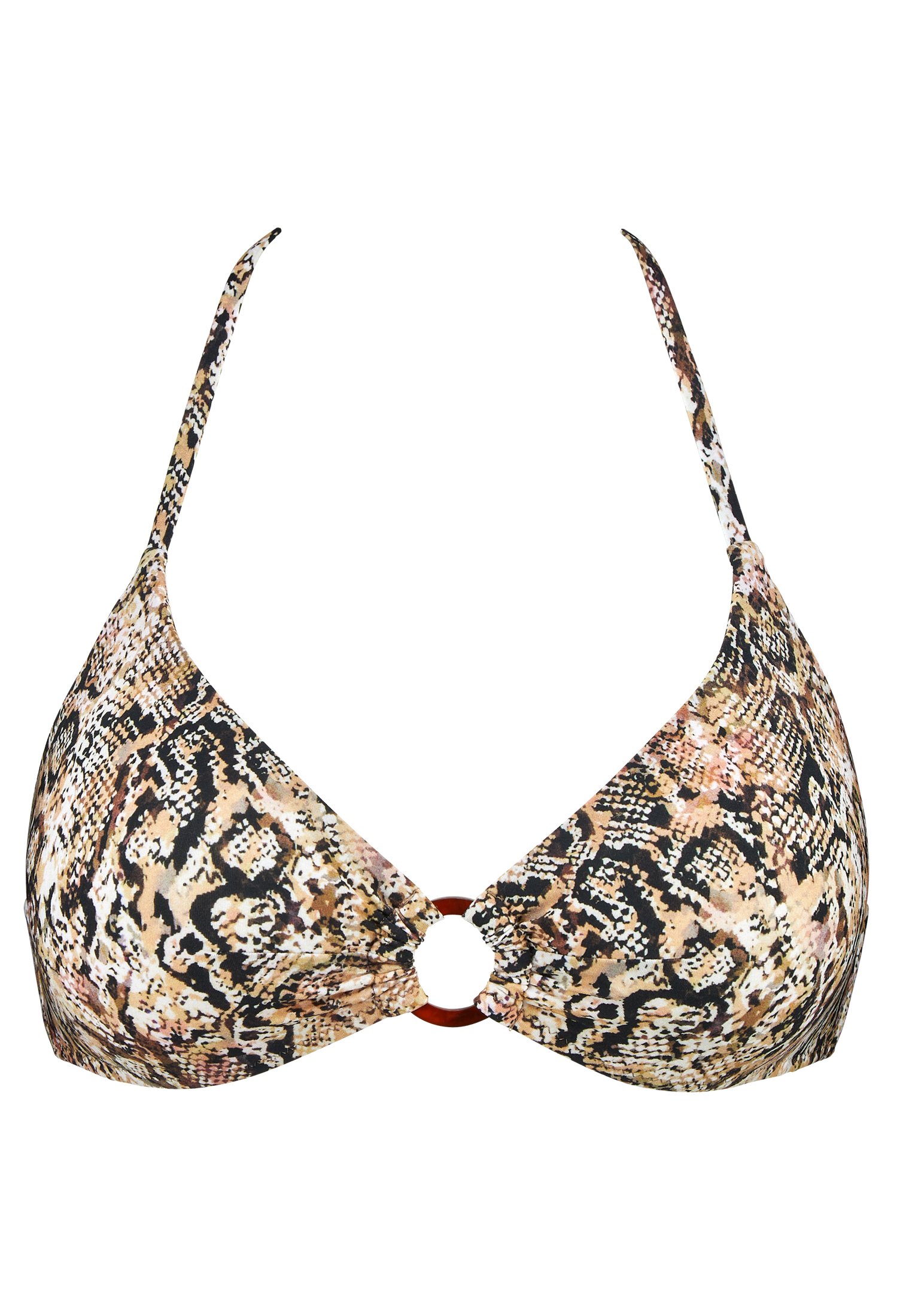 Triangle bikini top with removable padding AUBADE Beige