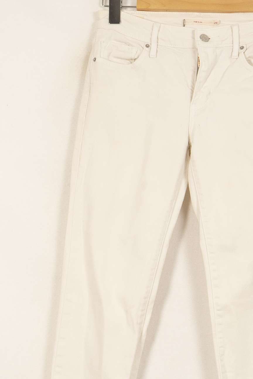 PANTS LEVI'S - Seconde main White