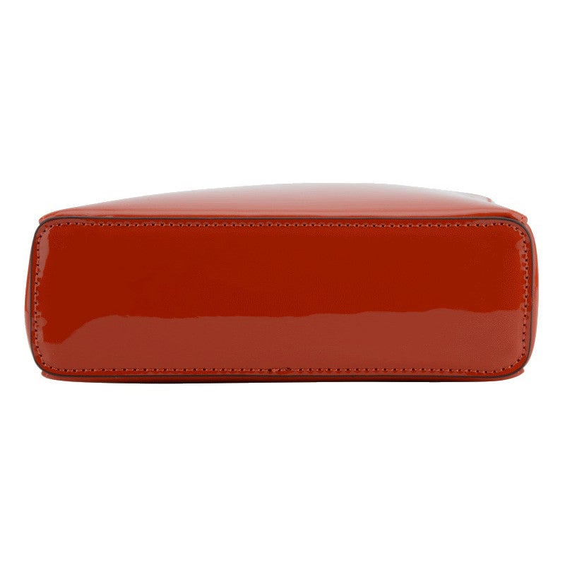 Shoulder bag - synthetic and leather POURCHET Red