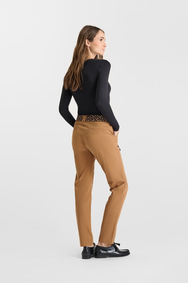 Carrot trousers LE TEMPS DES CERISES Brown