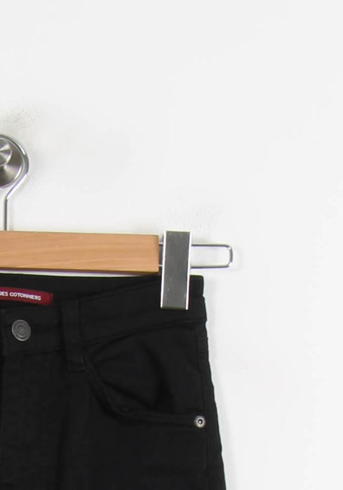 Cropped slim jeans with studs COMPTOIR DES COTONNIERS - Seconde main Black