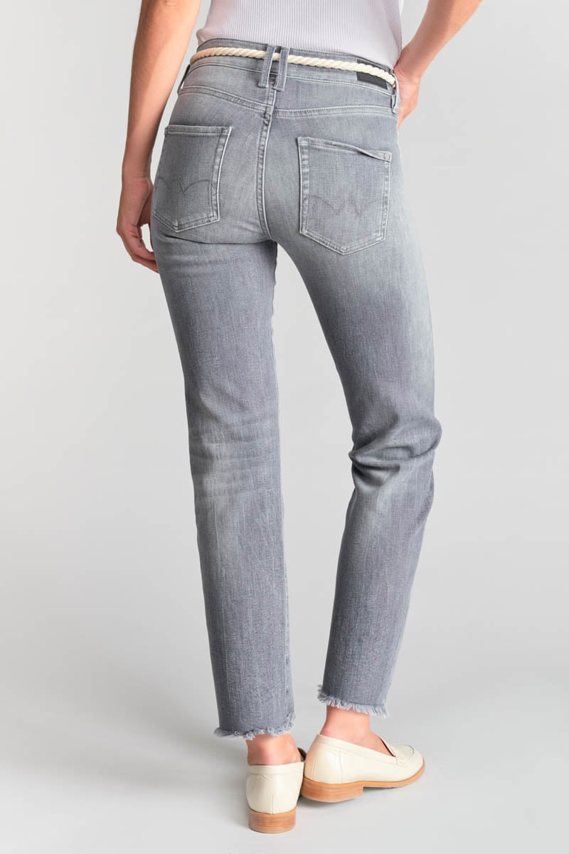 Straight leg jeans Pricilia, 7/8 length LE TEMPS DES CERISES Grey
