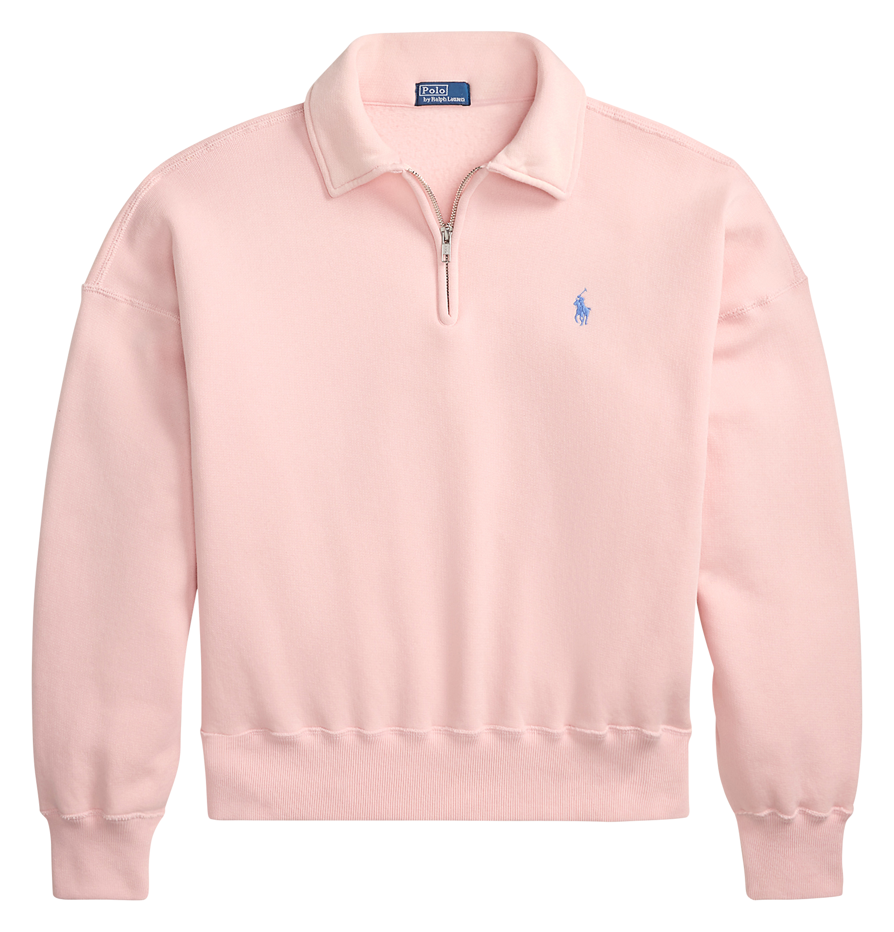 Oversized sweater met opstaande kraag van gemengd katoen POLO RALPH LAUREN Roze