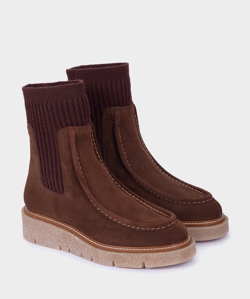 Brown suede ankle boots PEDRO MIRALLES Brown